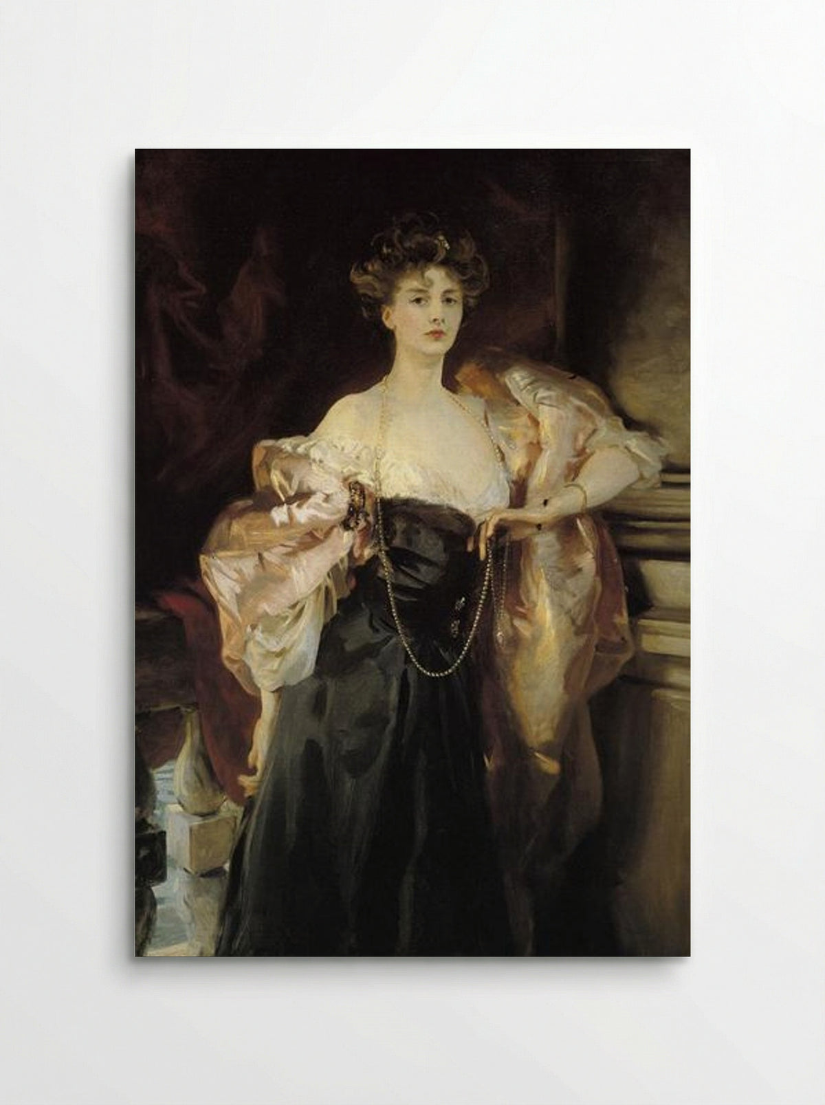 Portrait of Lady Helen Vincent, Viscountess D'Abernon - John Singer Sargent - Poster