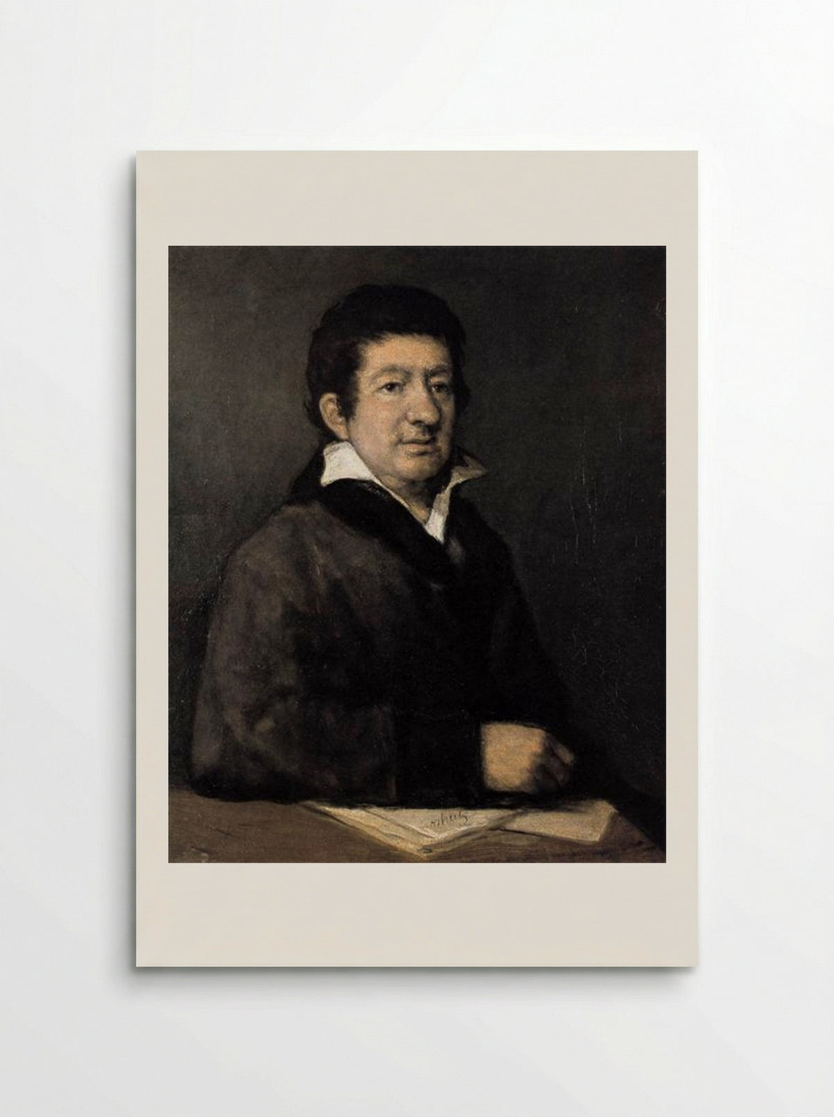 Portrait of Leandro Fernández de Moratín - Francisco Goya - Poster