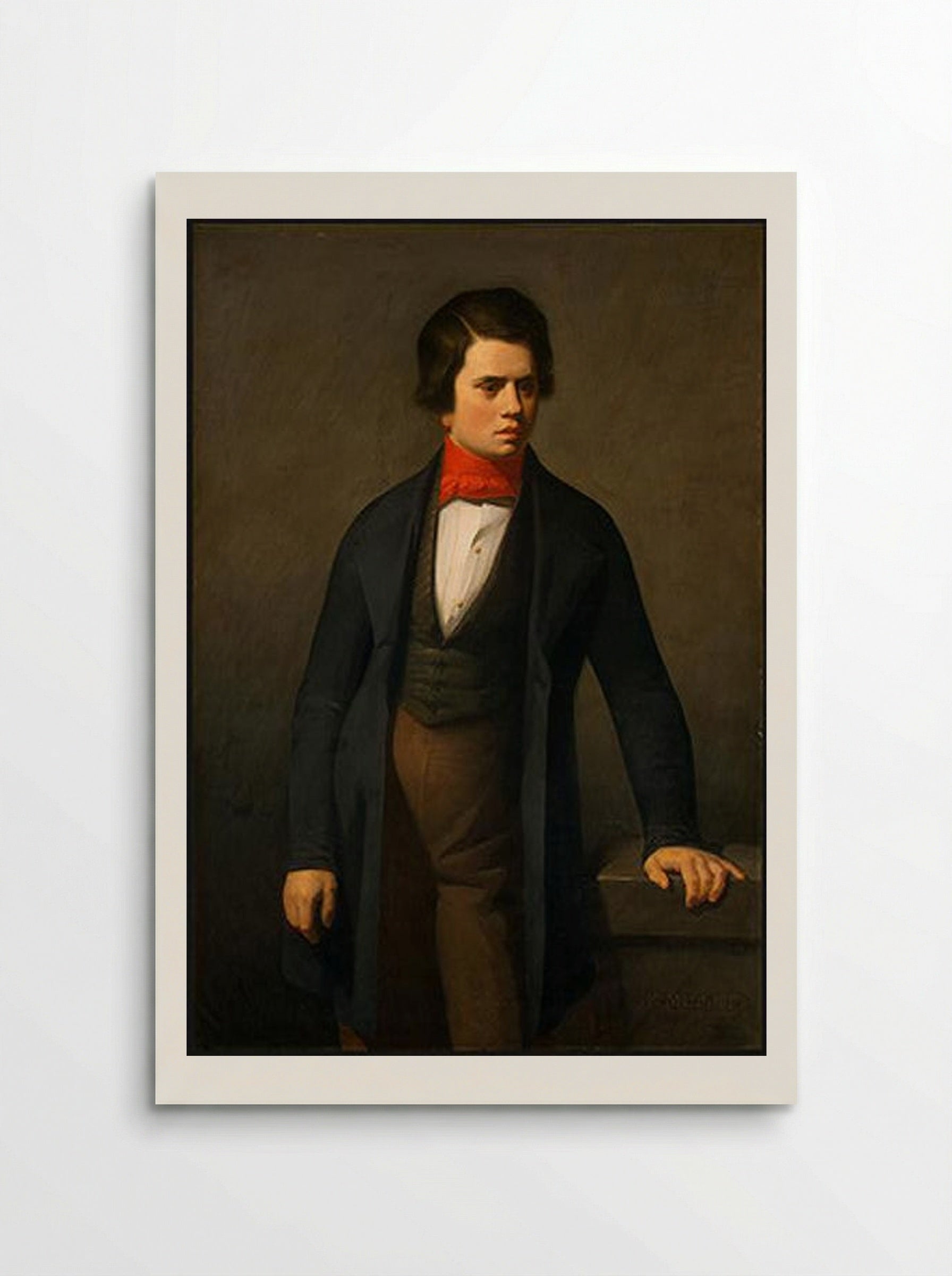 Portrait of Leconte de Lisle - Jean-François Millet - Poster