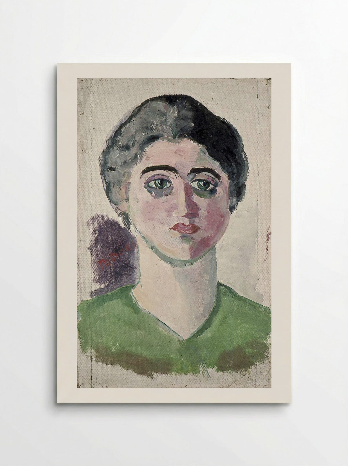 Portrait of Lena Milius - Theo van Doesburg - Poster