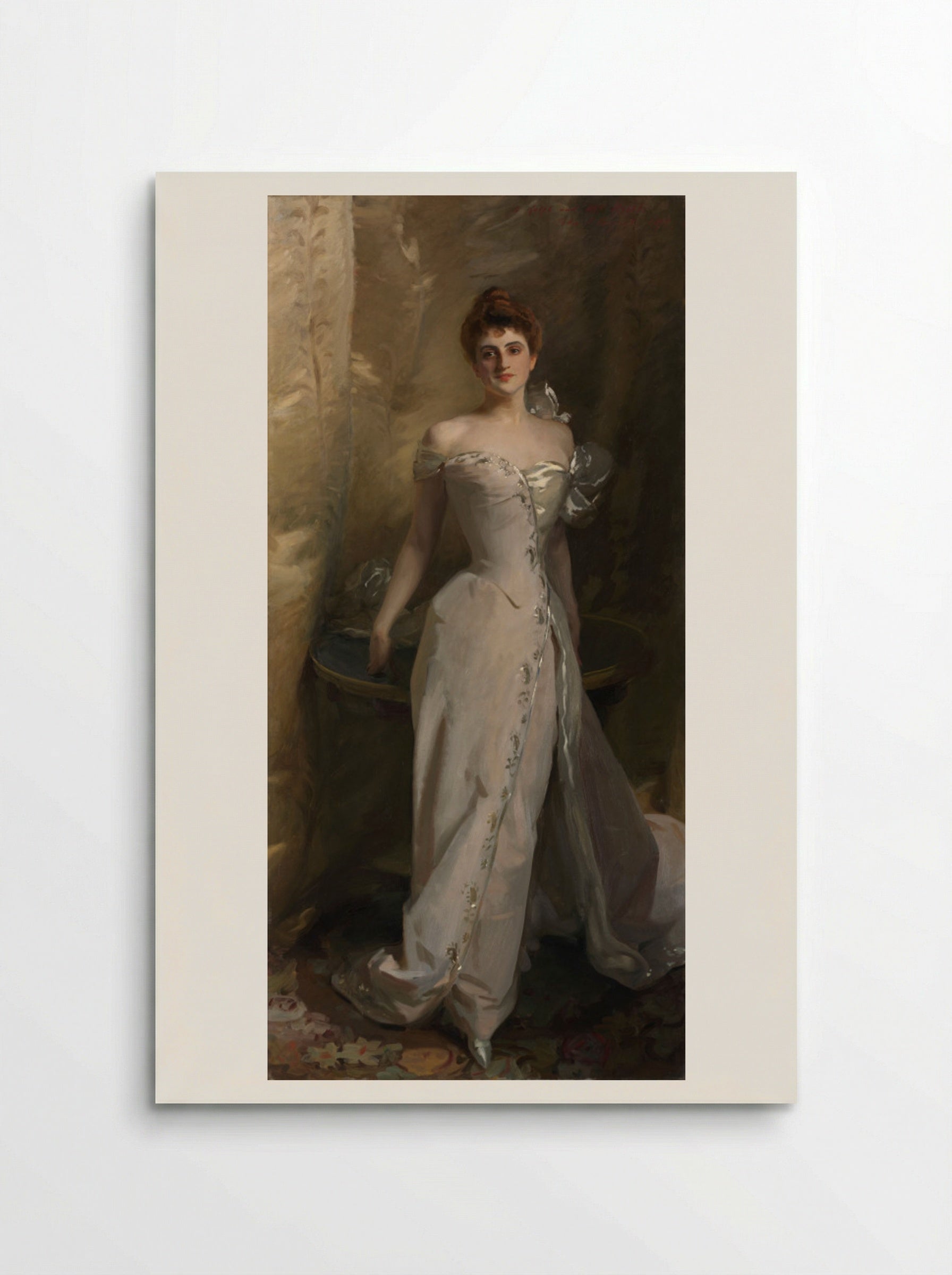 Portrait of Lisa Colt Curtis - John Singer Sargent - Poster
