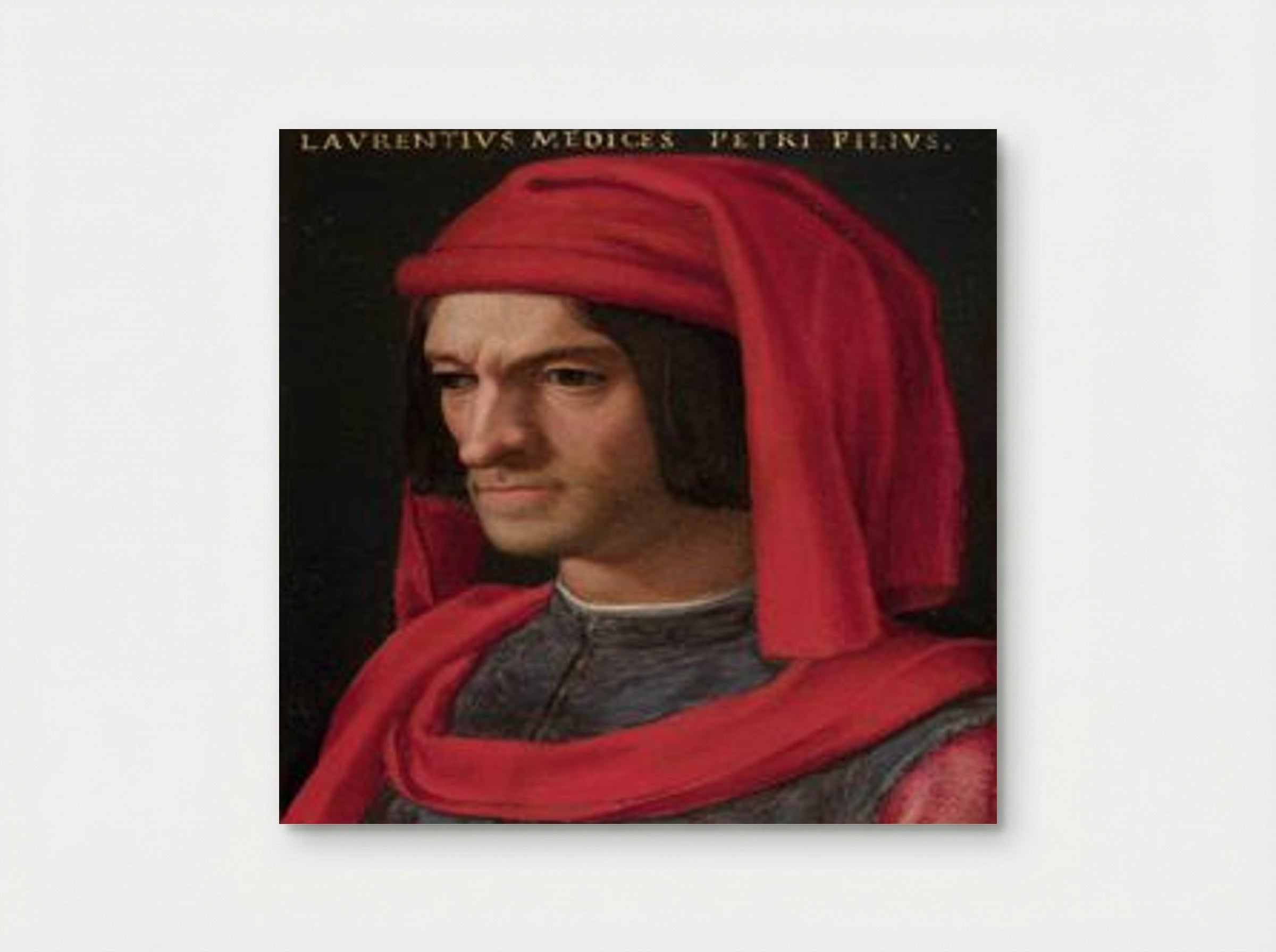 Portrait of Lorenzo the Magnificent - Agnolo Bronzino - Poster