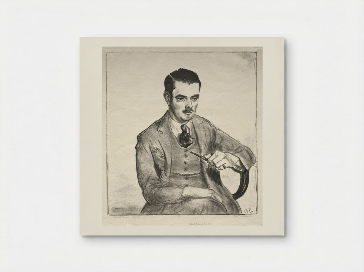 Portrait of Louis Bouché - George Bellows - Poster