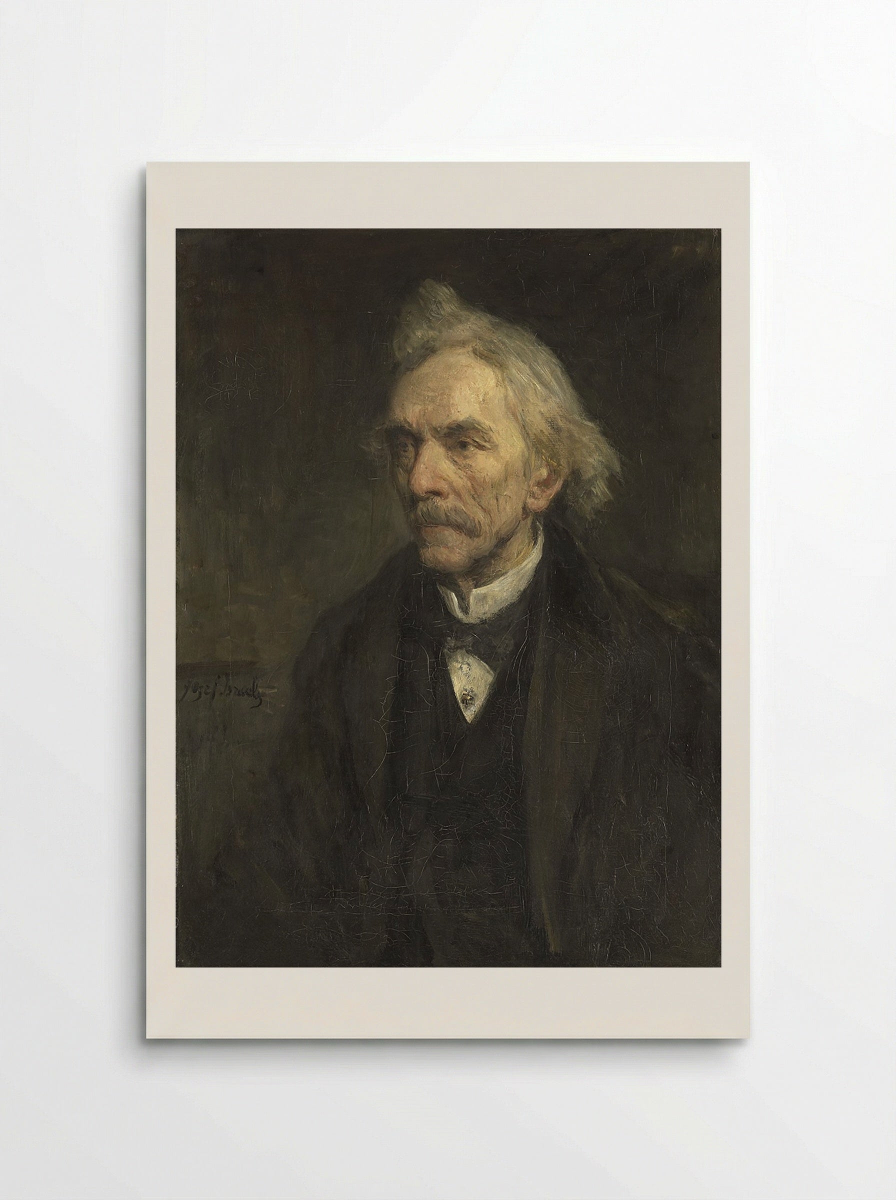 Portrait of Louis Jacques Veltman - Jozef Israëls - Poster
