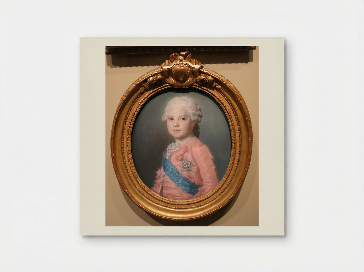 Portrait of Louis XV of France - Maurice Quentin de La Tour - Poster
