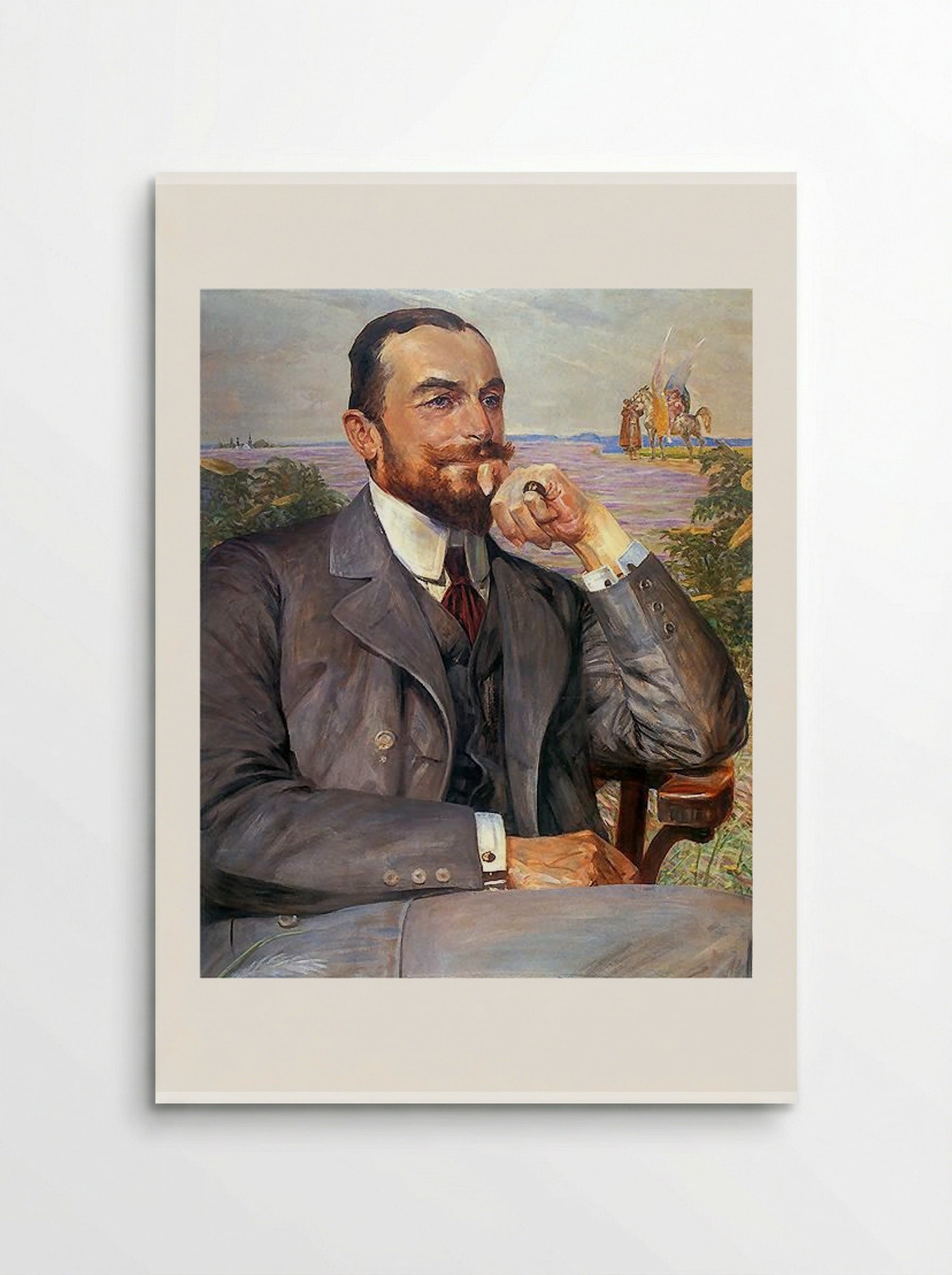 Portrait of Louis Zelenski - Jacek Malczewski - Poster