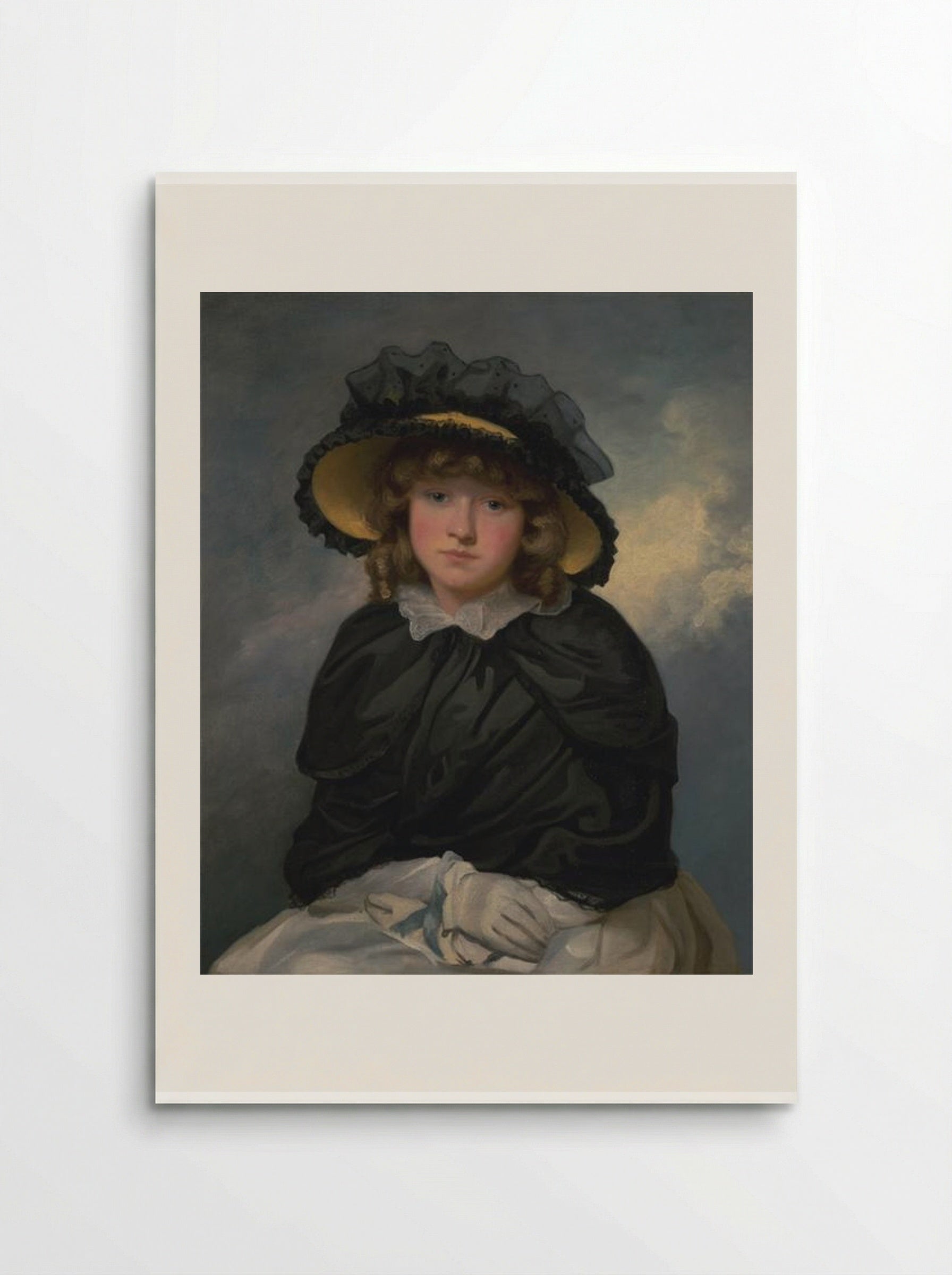 Portrait of Louisa Lane, Called 'Cecilia' - John Hoppner - Poster