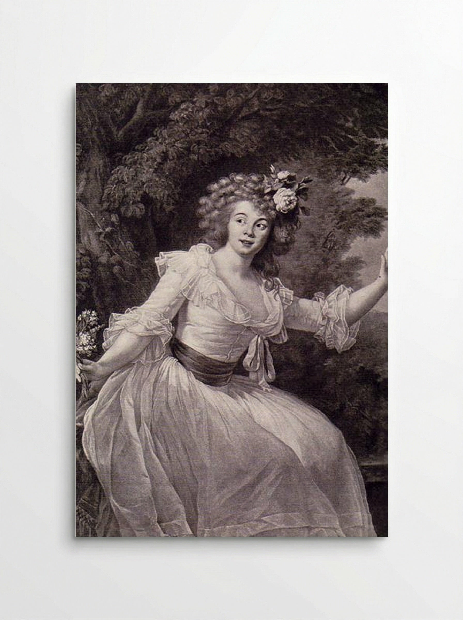 Portrait of Louise Rosalie Dugazon - Louise Elisabeth Vigée Le Brun - Poster