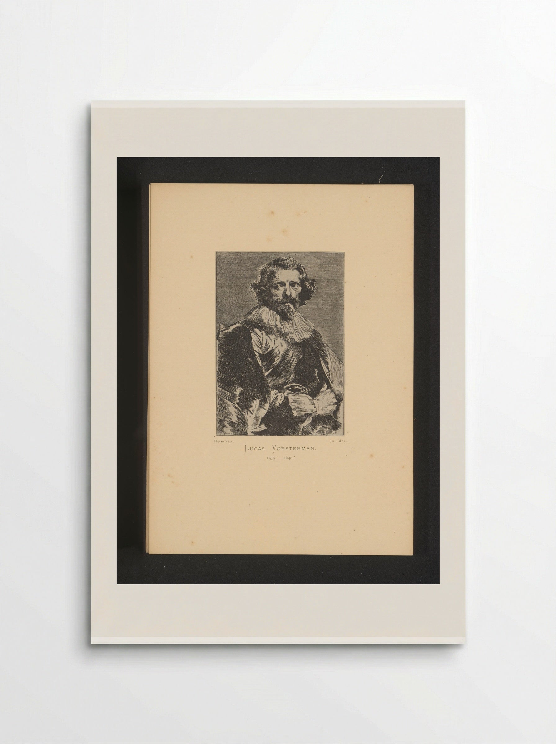 Portrait of Lucas Vorsterman I - Anthony van Dyck - Poster