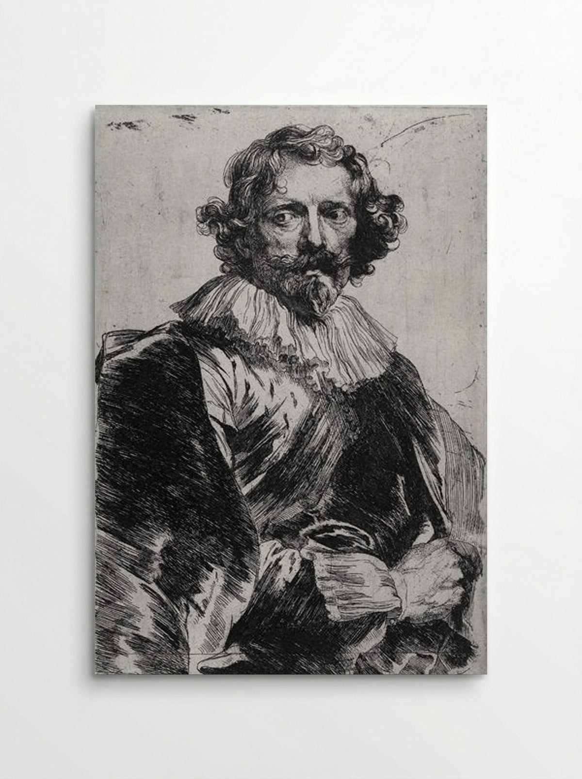 Portrait of Lucas Vorsterman I - Anthony van Dyck - Poster