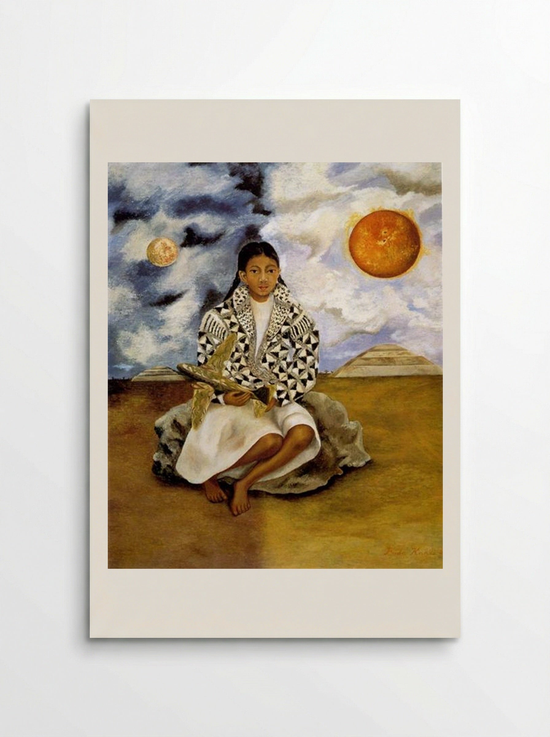 Portrait of Lucha Maria, A Girl from Tehuacan - Frida Kahlo - Poster