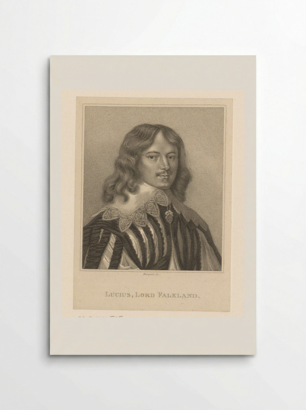 Portrait of Lucius Cary, 2nd Viscount Falkland - John Scott - Poster