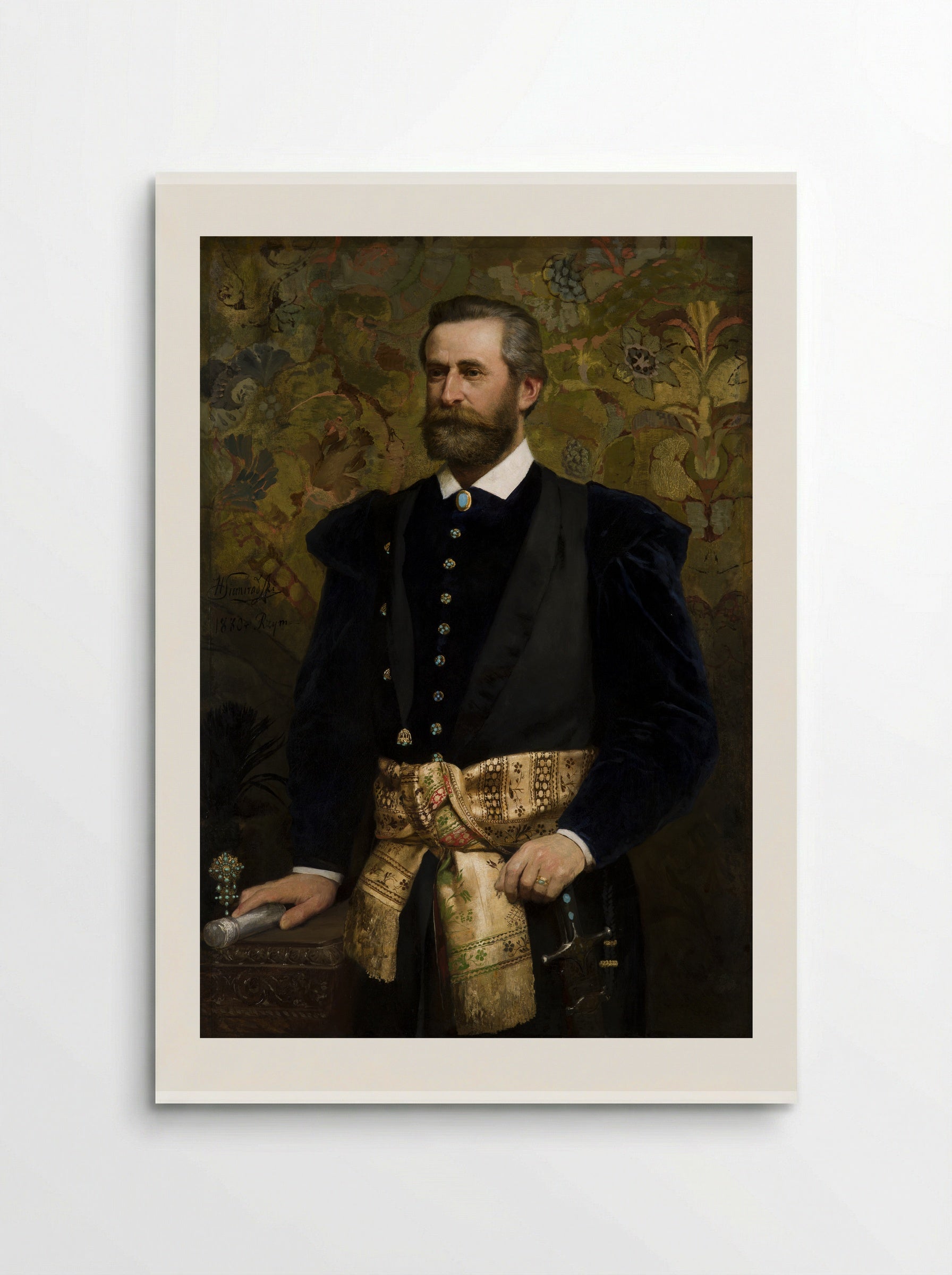 Portrait of Ludwik Wodzicki - Henryk Siemiradzki - Poster