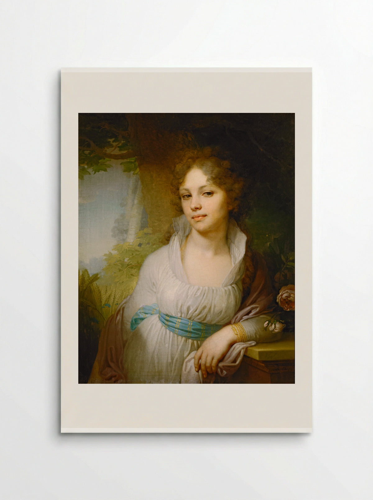Portrait of M.I. Lopukhina - Vladimir Borovikovsky - Poster