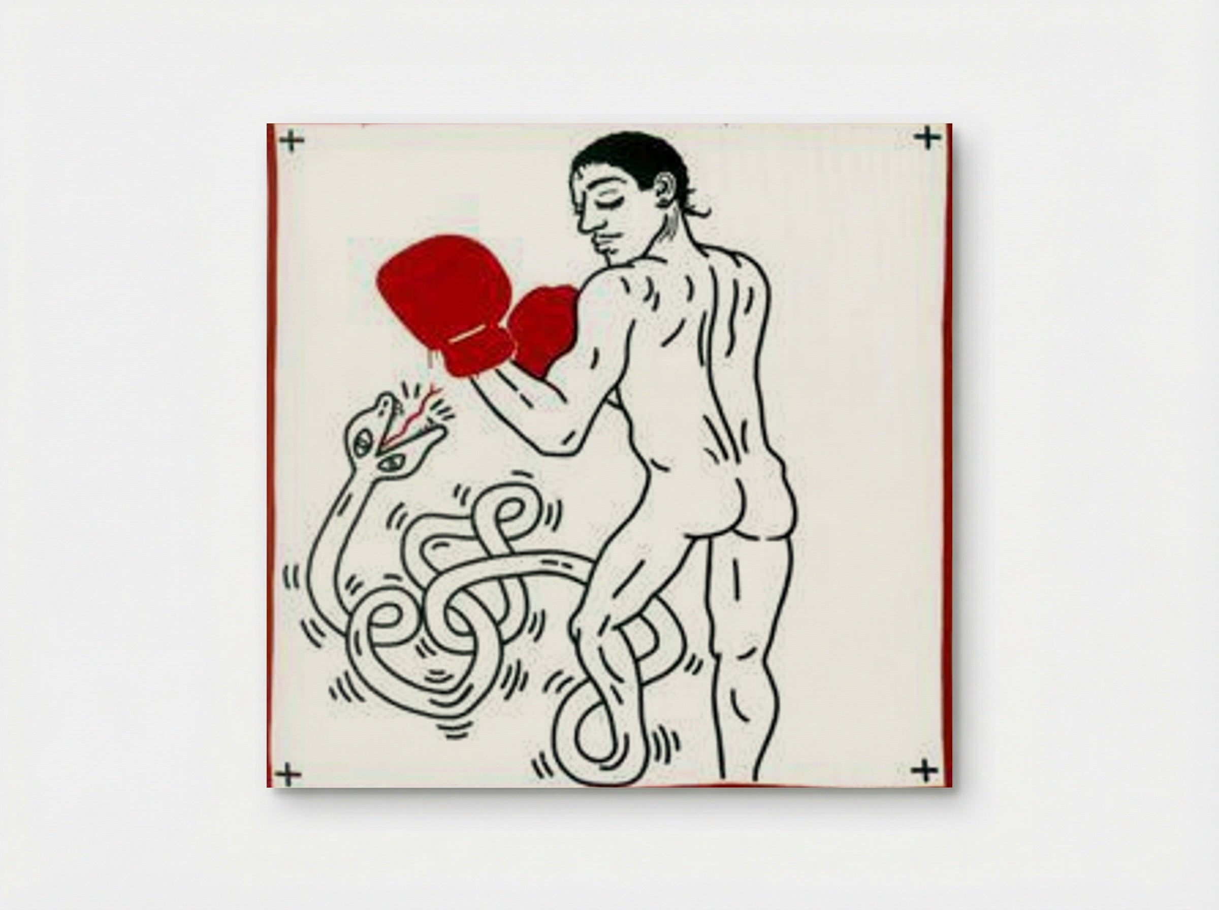 Portrait of Macho Camacho - Keith Haring - Poster