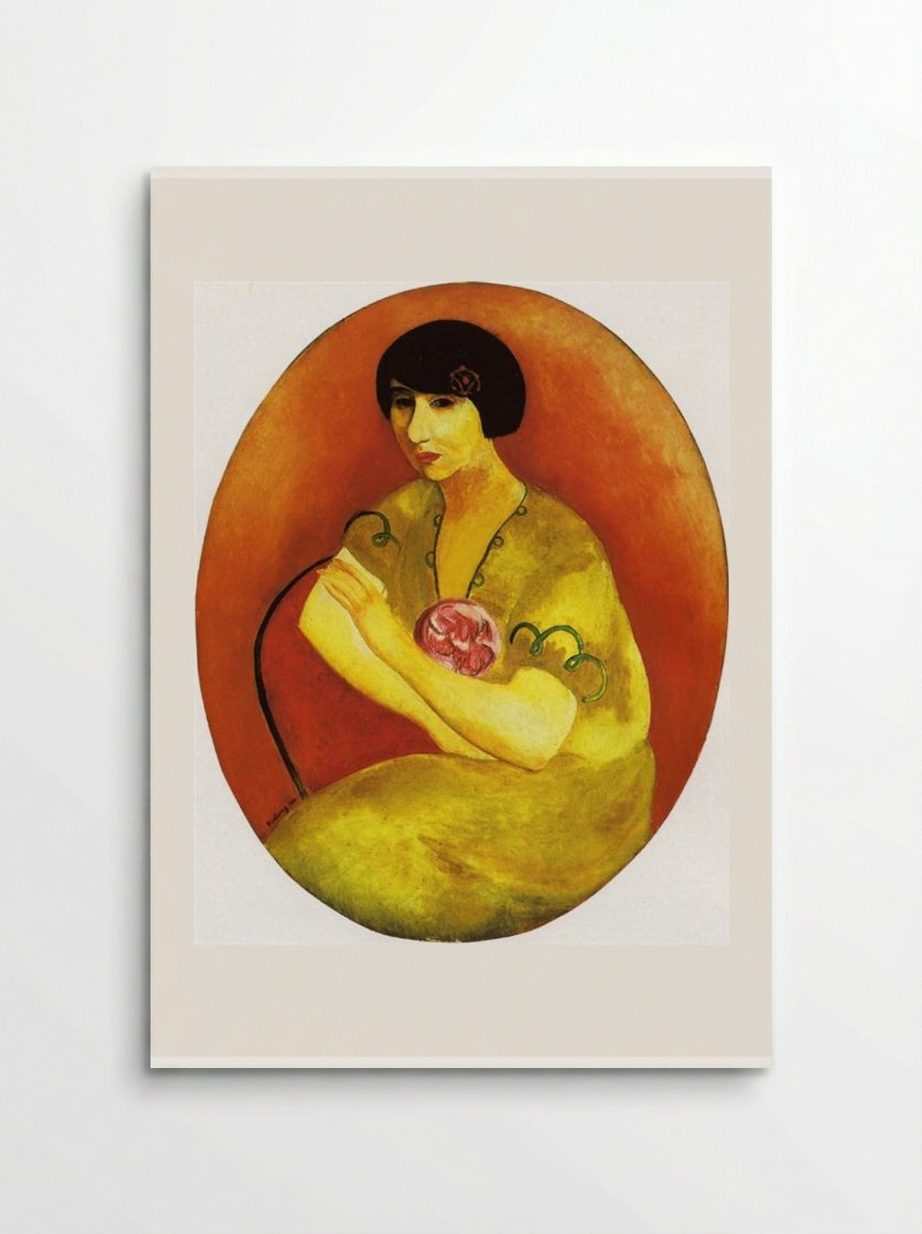 Portrait of Madame André Salmon - Moïse Kisling - Poster