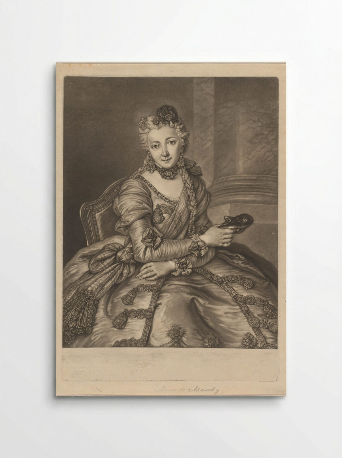 Portrait of Madame de Mouchy - Richard Purcell - Poster