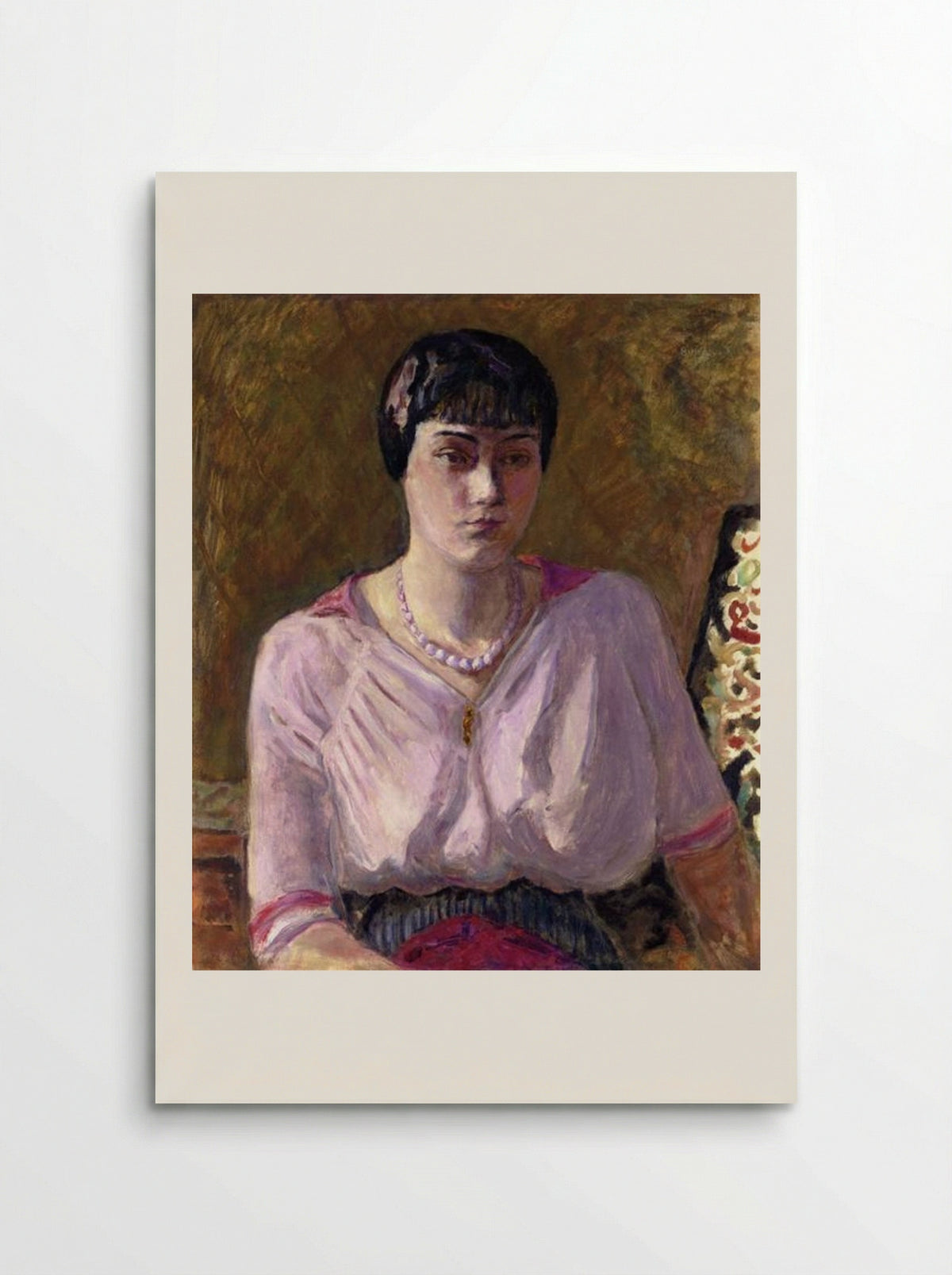 Portrait of Mademoiselle Renée Terrasse - Pierre Bonnard - Poster