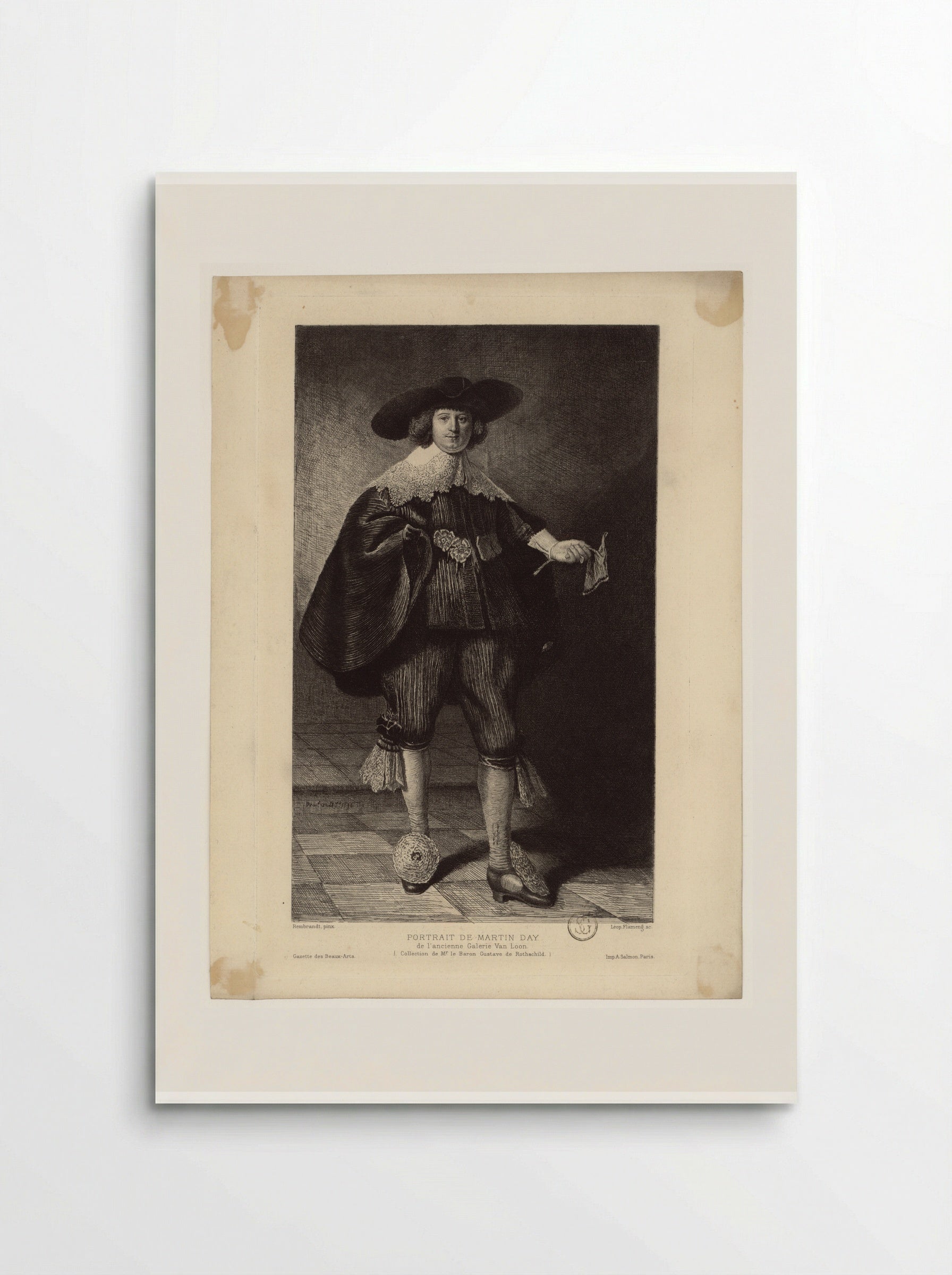 Portrait of Maerten Soolmans - Léopold Flameng - Poster