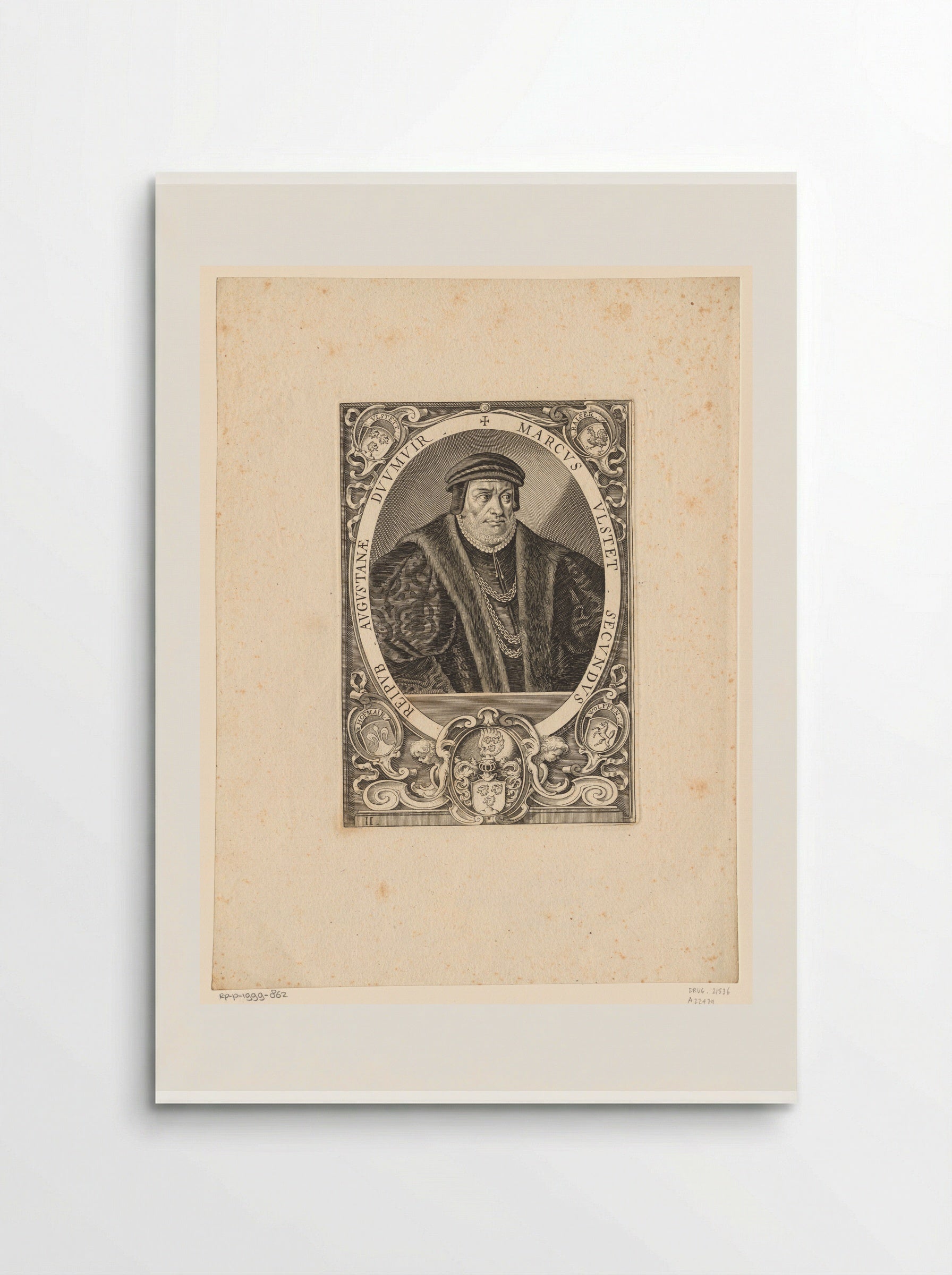 Portrait of Marcus Ulstet - Lucas Kilian - Poster