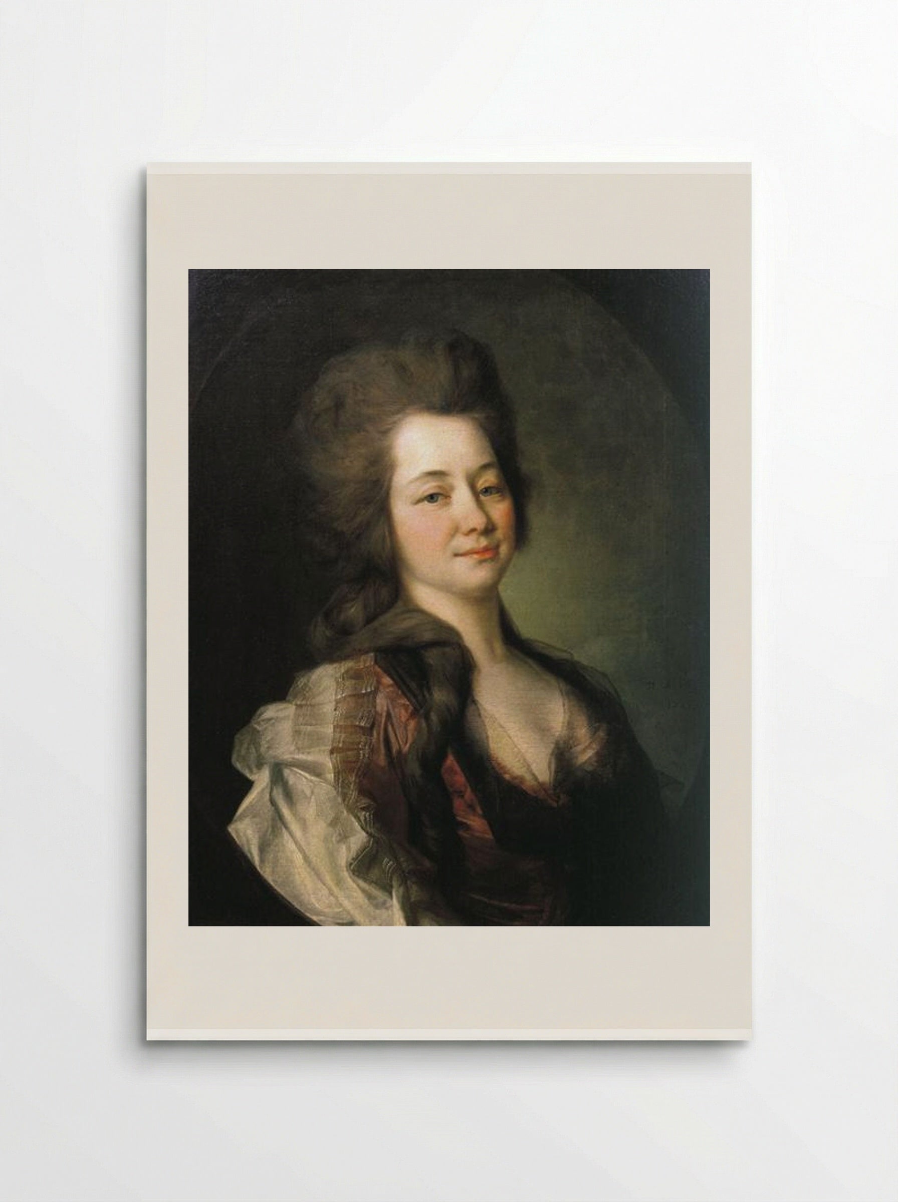 Portrait of Maria Alexeevna Lvova - Dmitry Levitzky - Poster