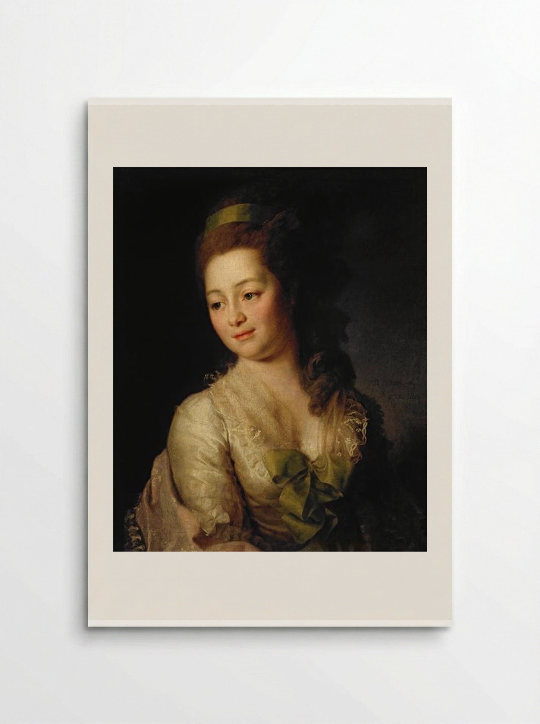 Portrait of Maria Dyakova - Dmitry Levitzky - Poster