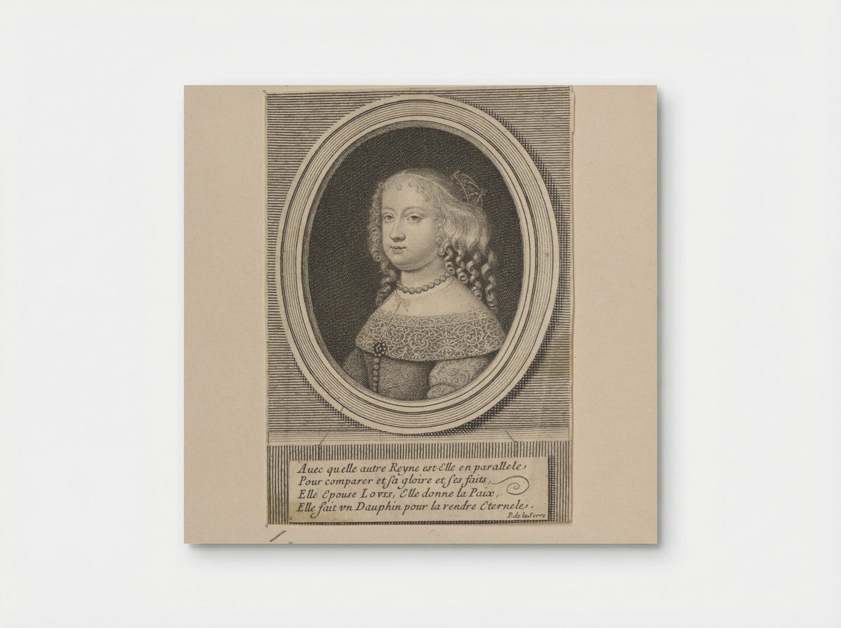 Portrait of Maria Theresa of Austria - Jean Boulanger - Poster