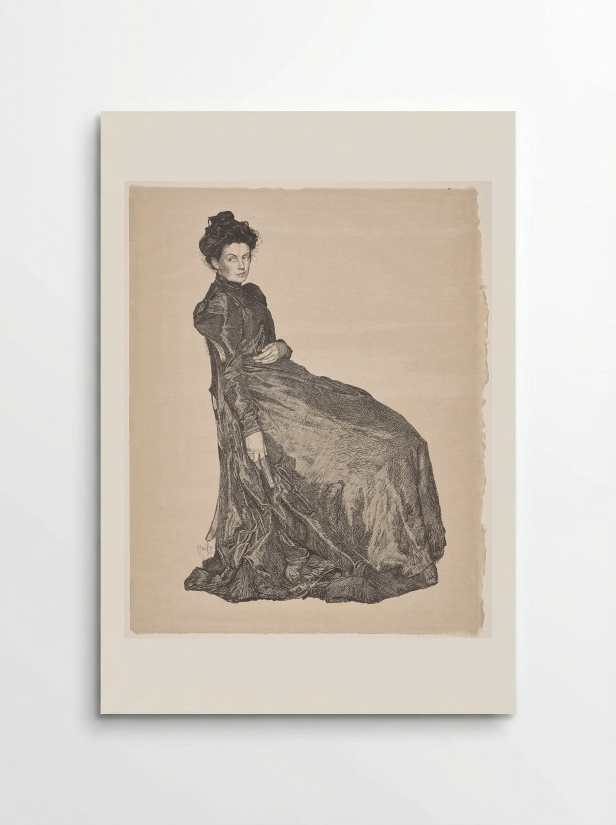 Portrait of Marianne Brockhaus in Leipzig - Otto Greiner - Poster