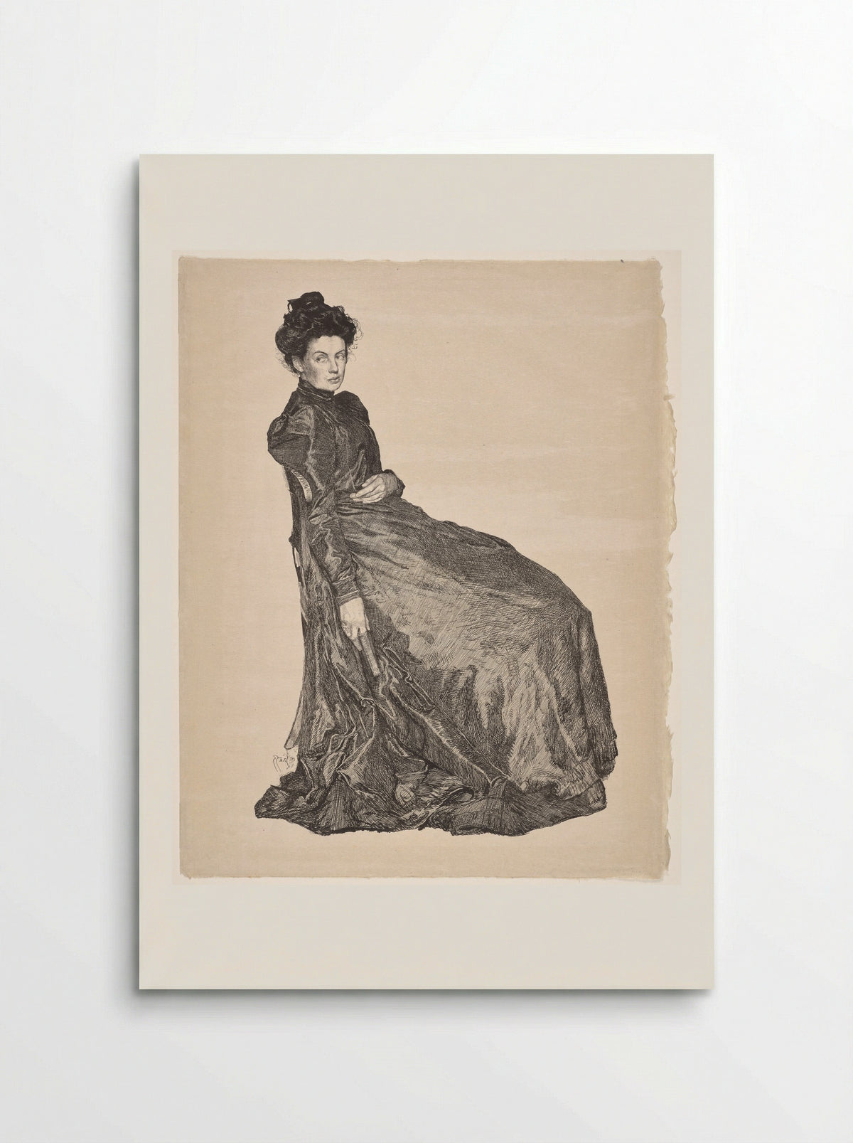 Portrait of Marianne Brockhaus in Leipzig - Otto Greiner - Poster