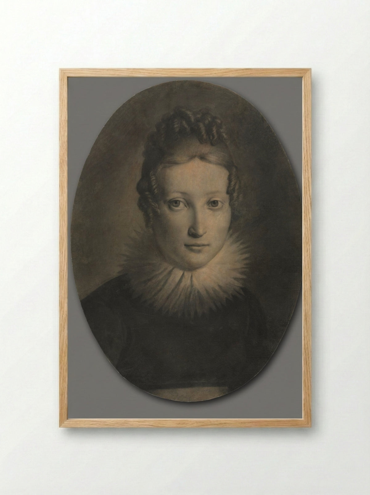 Portrait of Marie-Louise, Duchess of Parma - François Gérard - Framed Print Wood