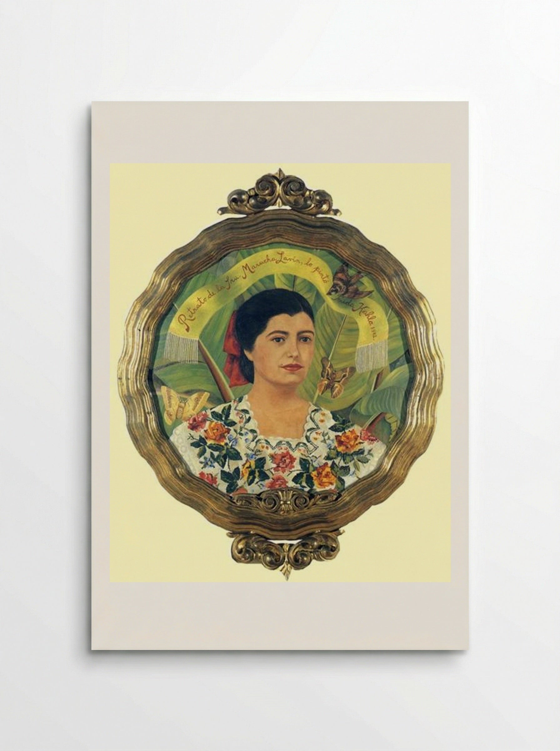 Portrait of Marucha Lavin - Frida Kahlo - Poster