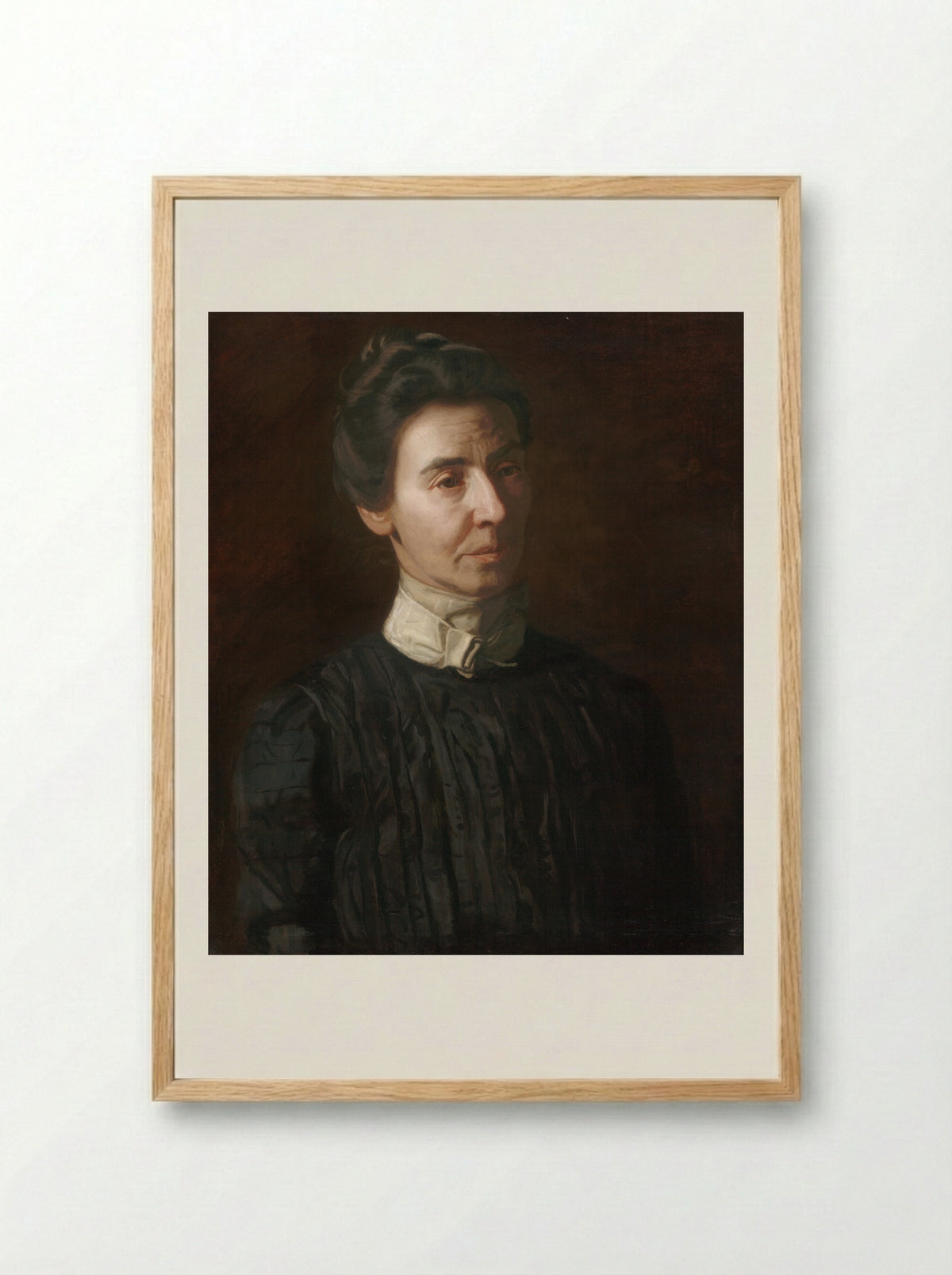 Portrait of Mary Adeline Williams - Thomas Eakins - Framed Print Wood