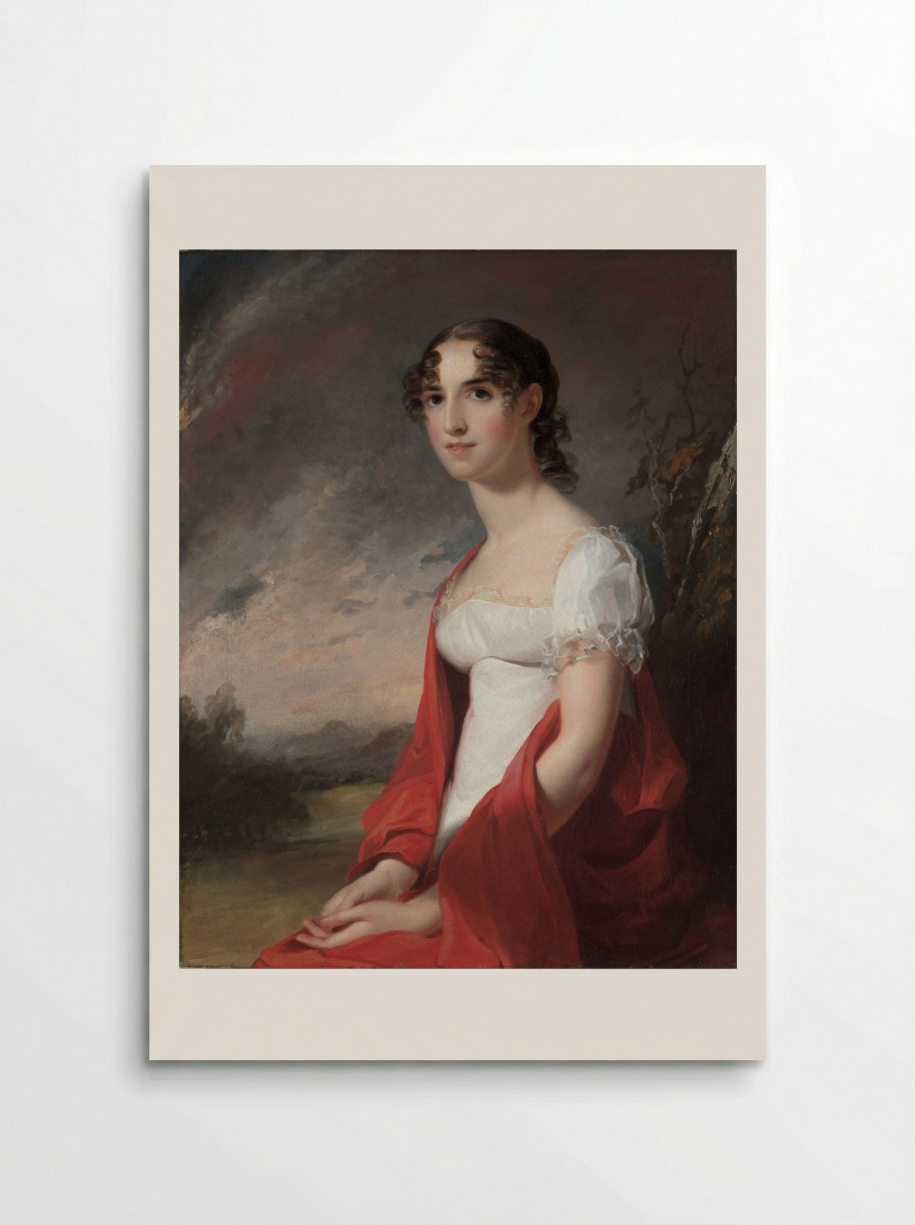 Portrait of Mary Sicard David - Thomas Sully - Poster