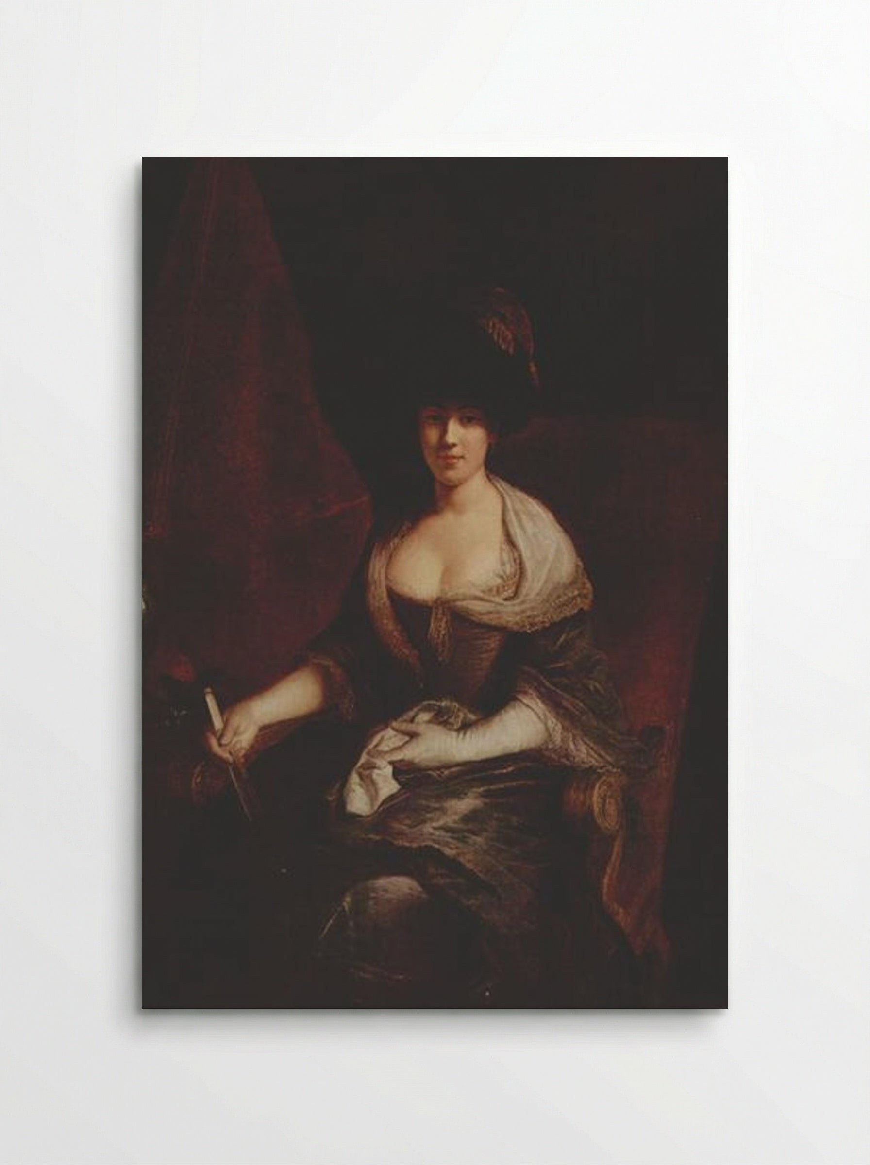 Portrait of Mary Susanne Dinglinger, born Gutermann - Antoine Pesne - Poster