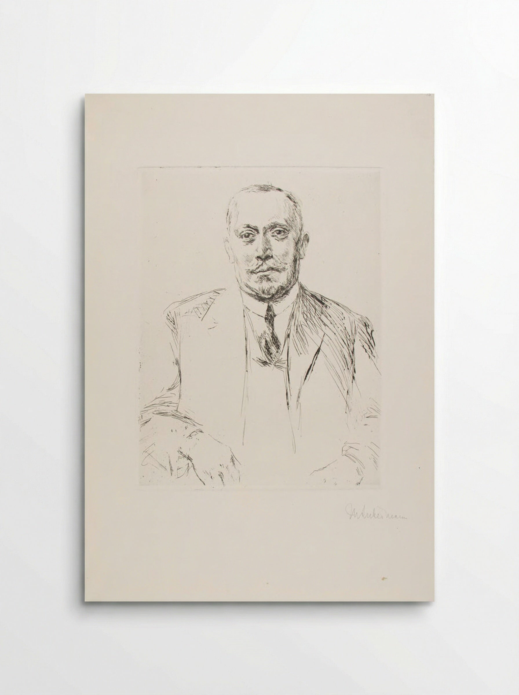Portrait of Marzynski - Max Liebermann - Poster