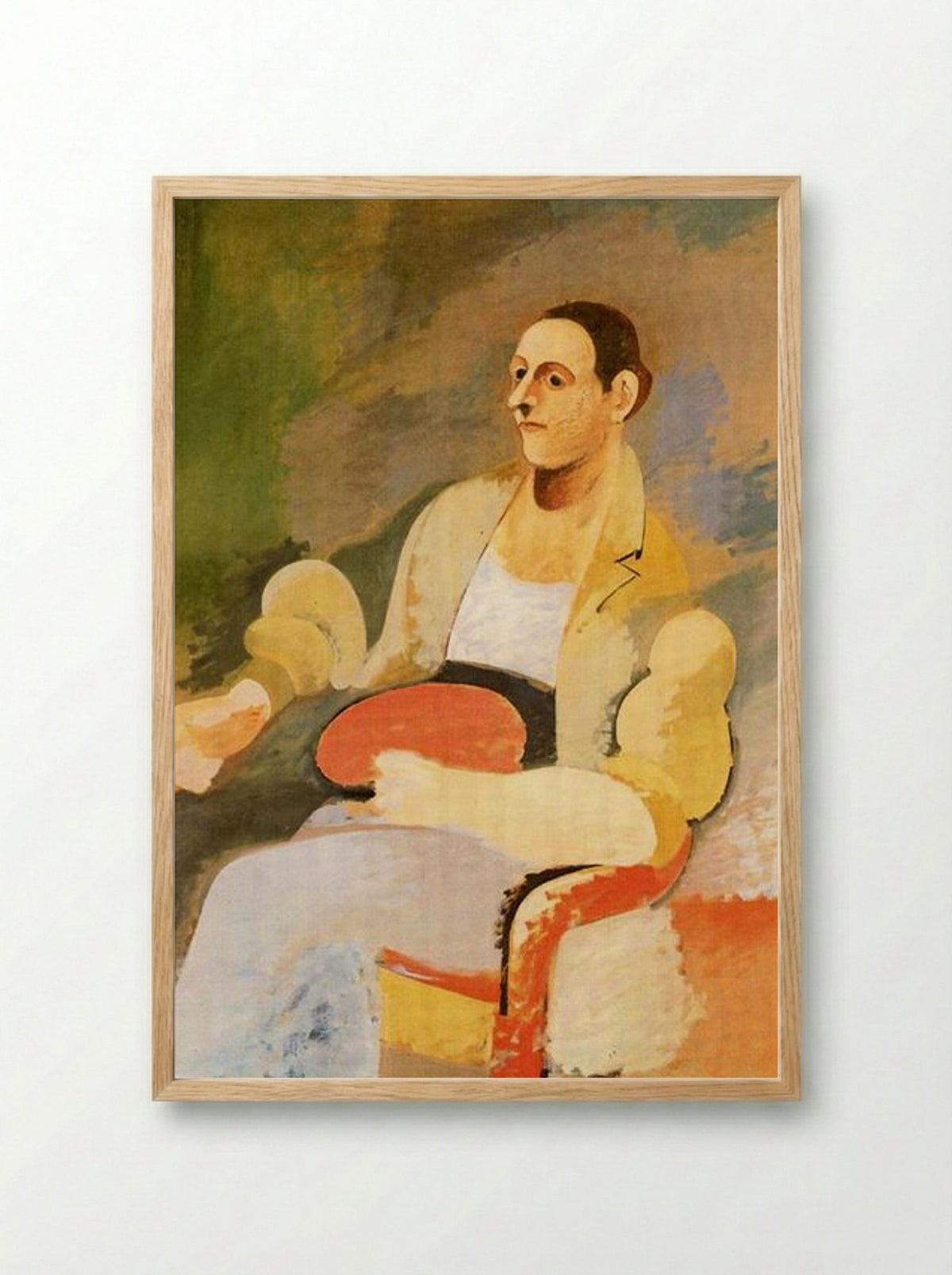 Portrait of Master Bill - Arshile Gorky - Framed Print Wood