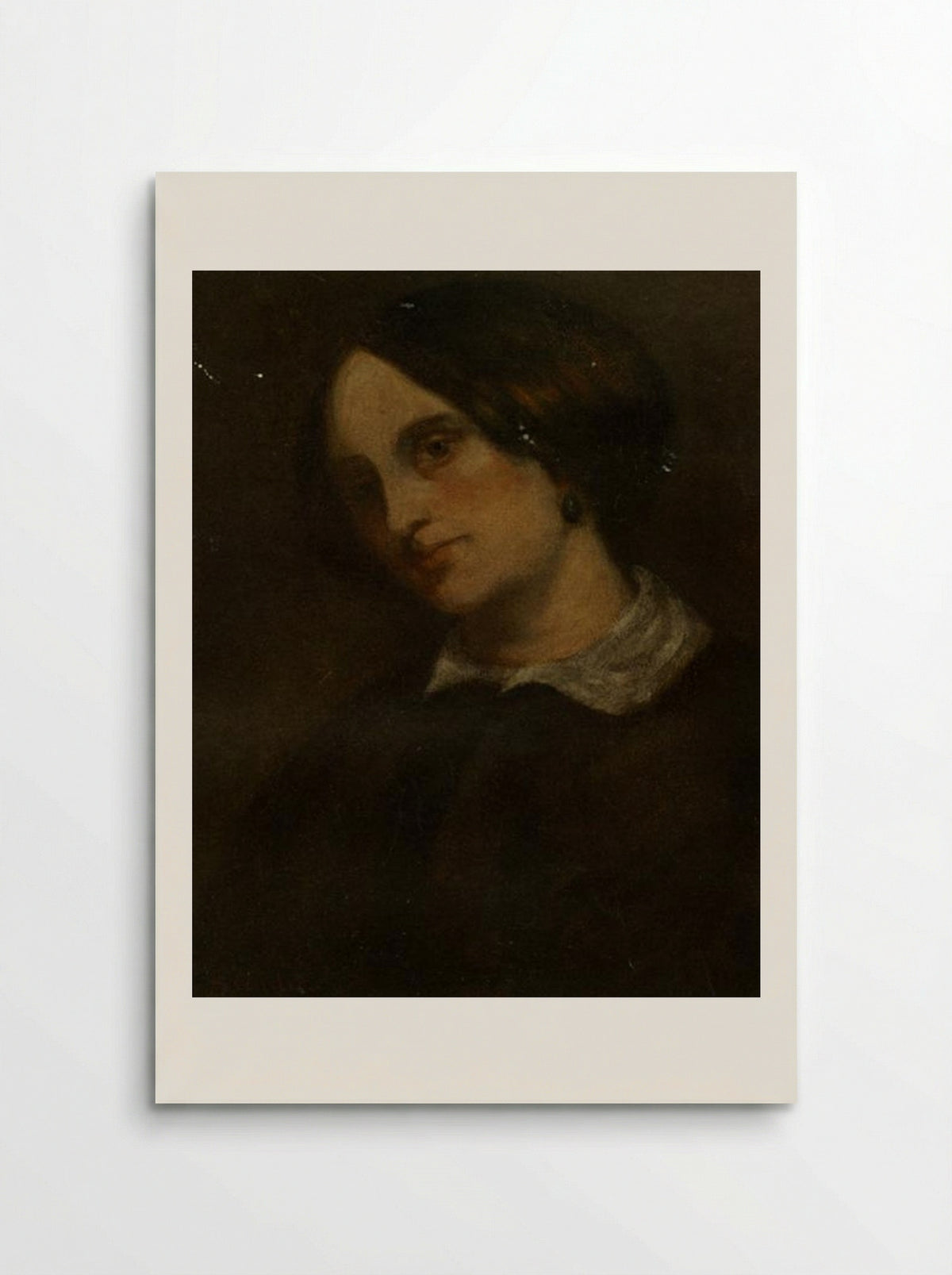 Portrait of Mathilde Couq - Gustave Courbet - Poster