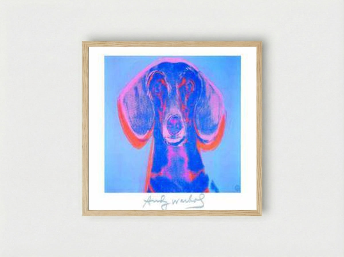 Portrait of Maurice - Andy Warhol - Framed Print Wood