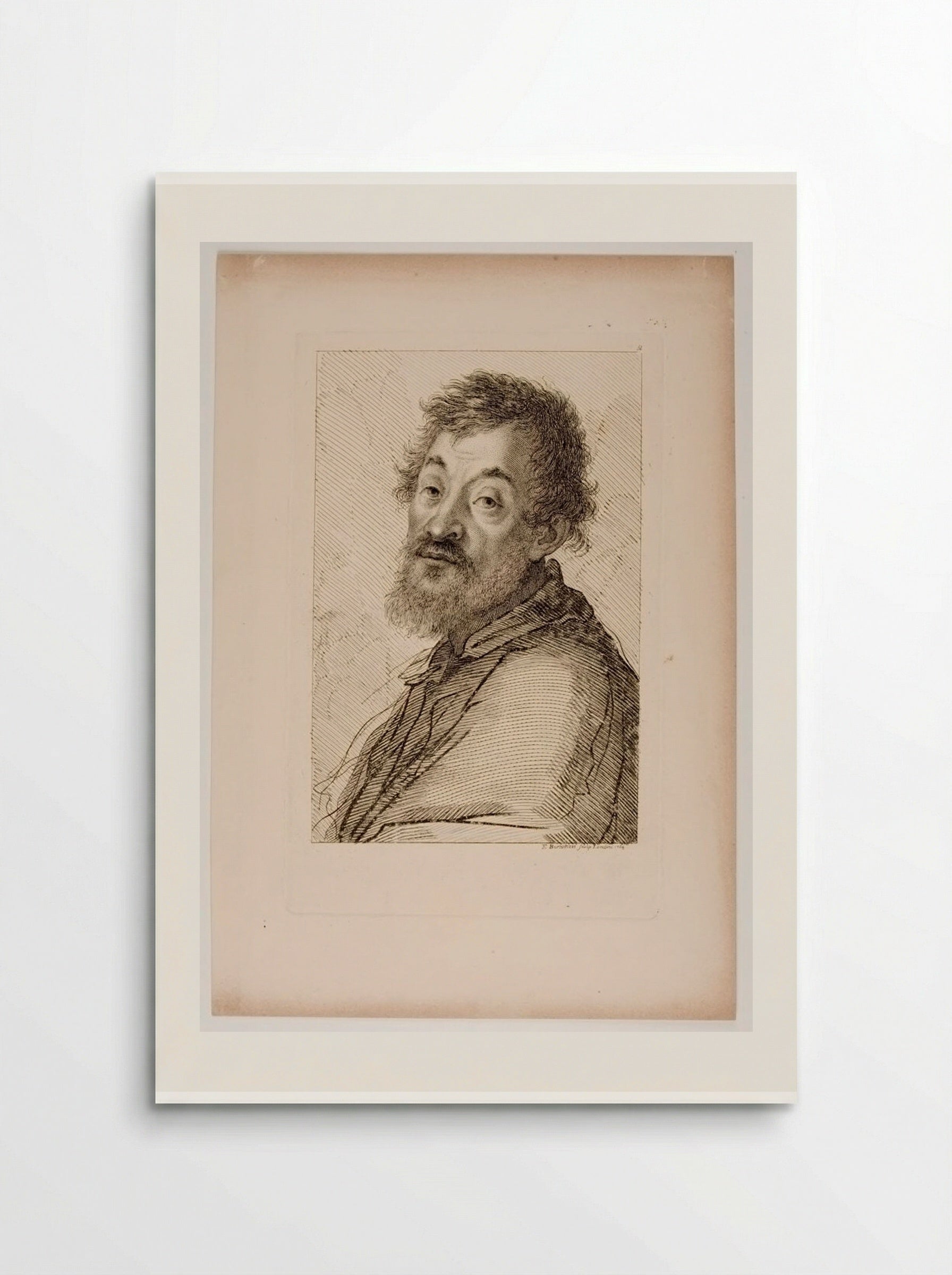 Portrait of Michelangelo - Francesco Bartolozzi - Poster