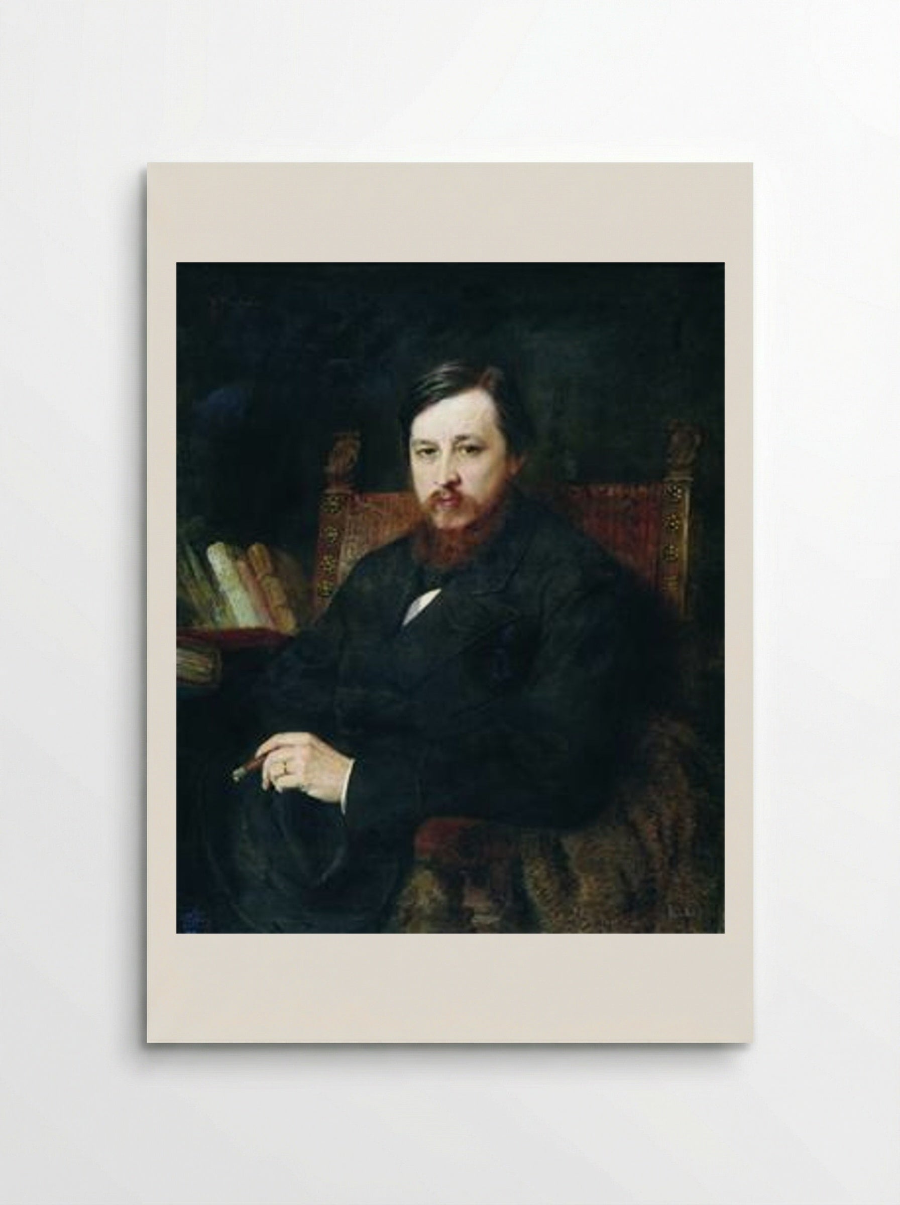 Portrait of Mikhail Azanchevsky - Konstantin Makovsky - Poster