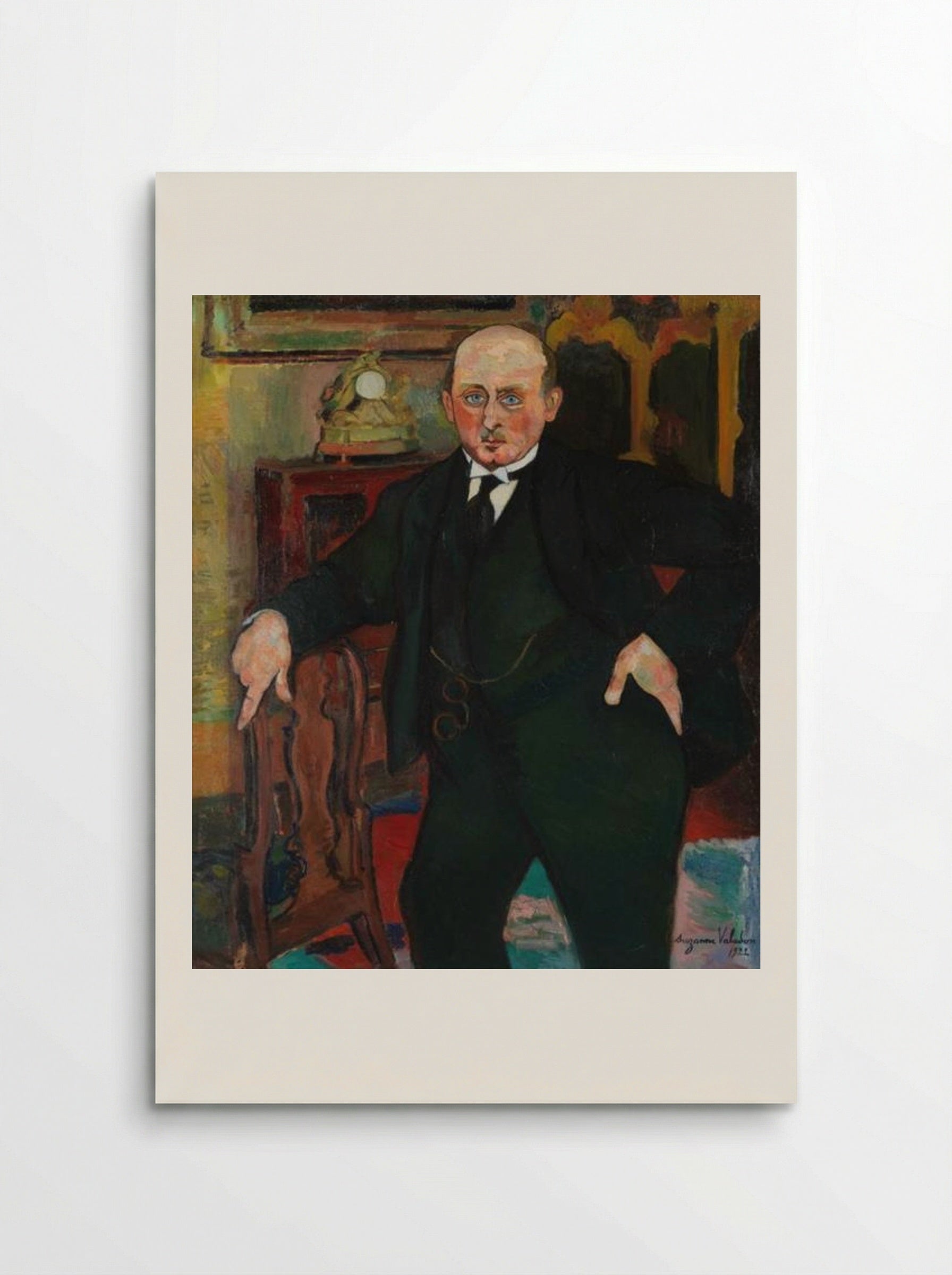 Portrait of Monsieur Mori - Suzanne Valadon - Poster