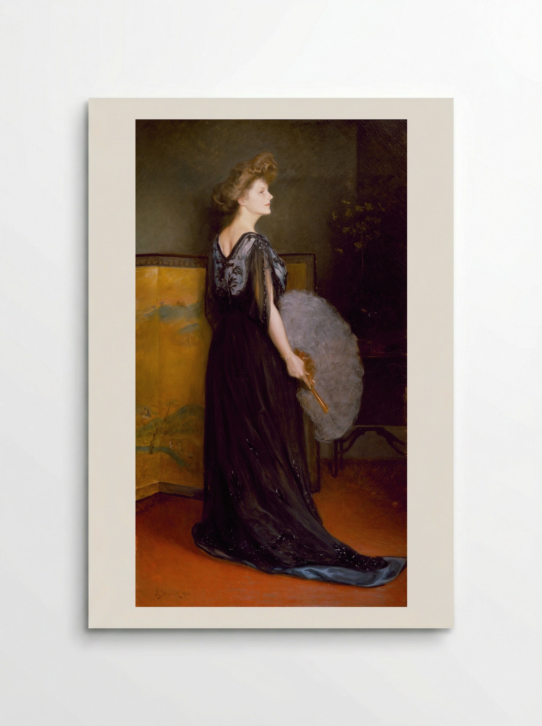 Portrait of Mrs Francis Stanton Blake - Julius LeBlanc Stewart - Poster