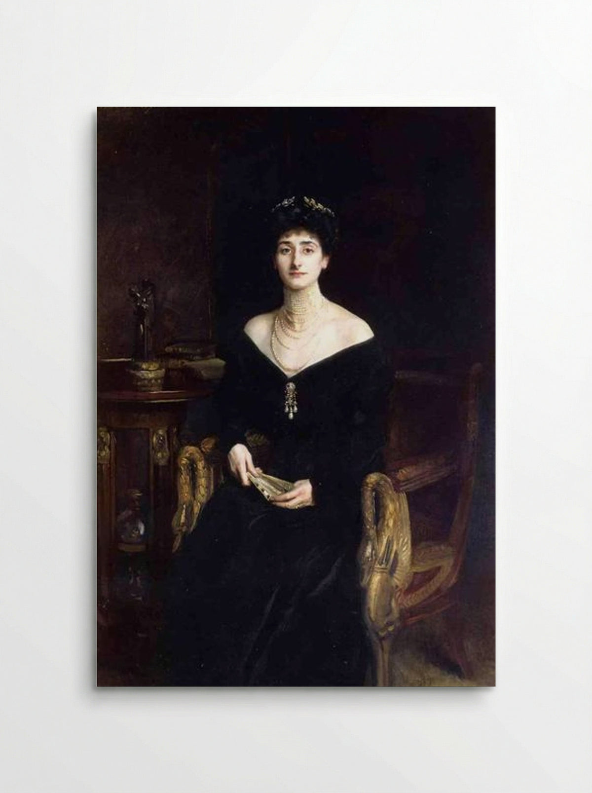 Portrait of Mrs. Ernest G. Raphael, nee Florence Cecilia Sassoon - John Singer Sargent - Poster