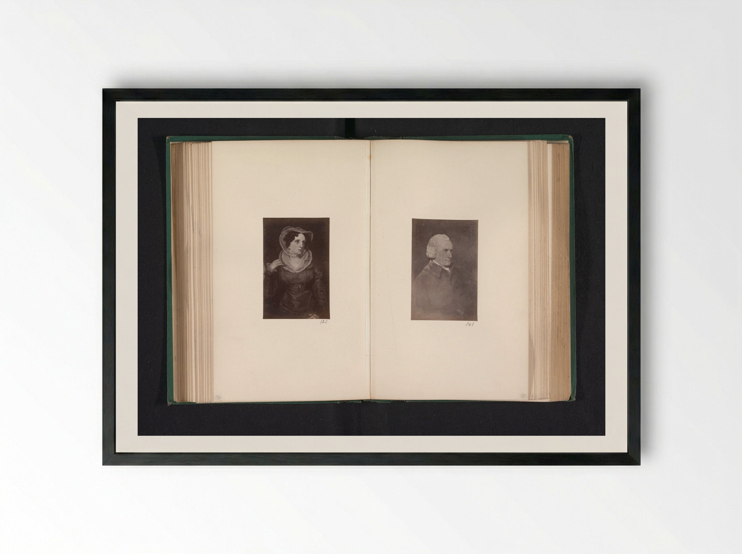 Portrait of Mrs. Stewart Smith - Thomas Annan - Framed Print Black