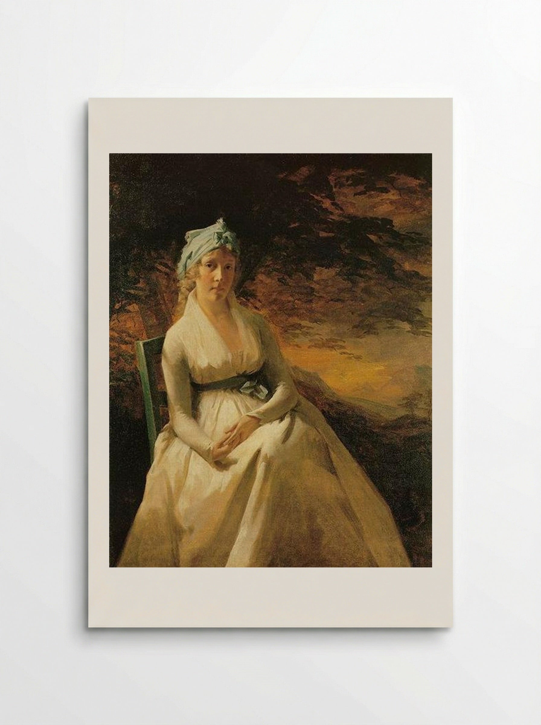 Portrait of Mrs. Andrew - Henry Raeburn - Poster