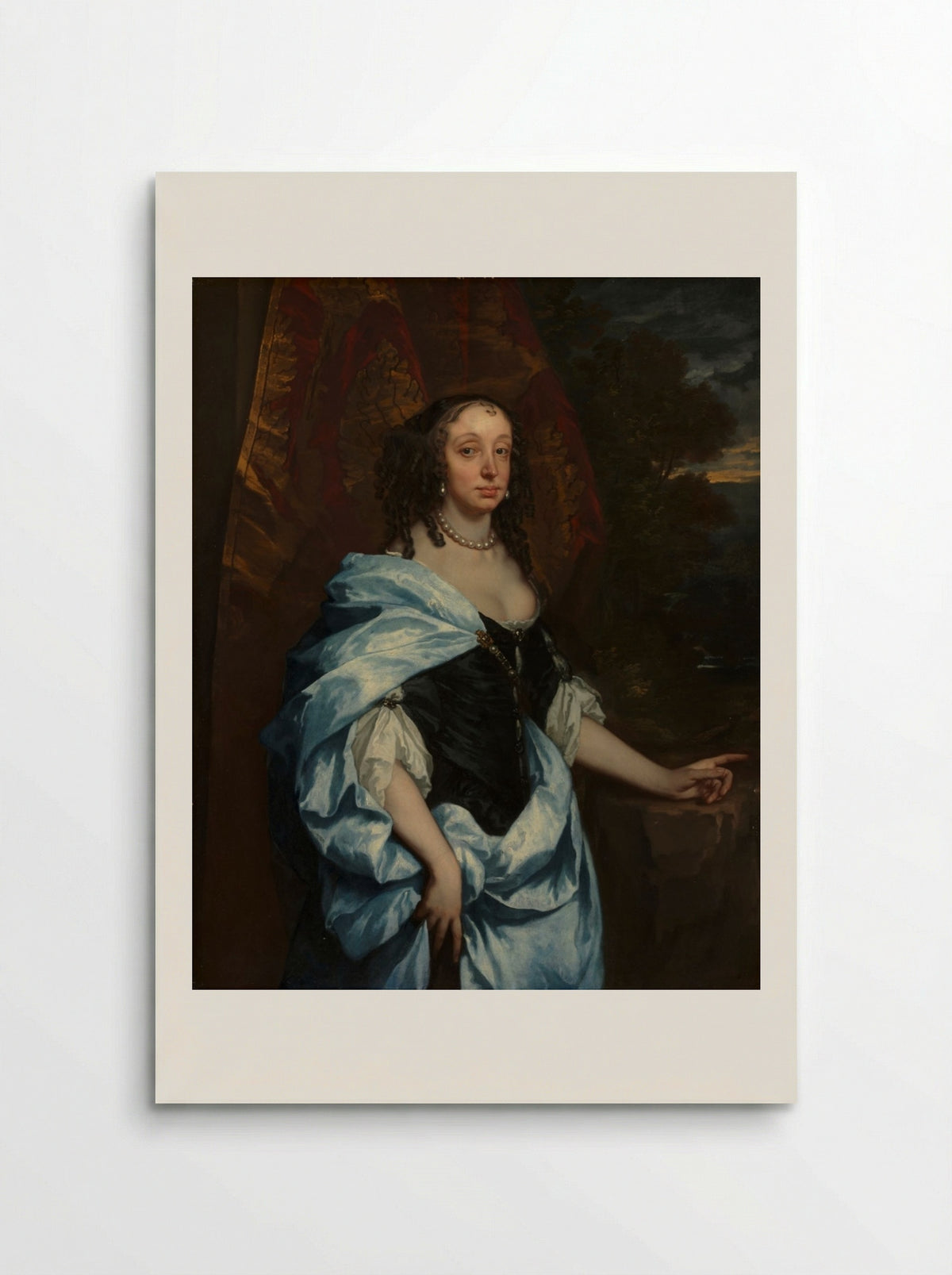 Portrait of Mrs. Leneve - Peter Lely - Poster