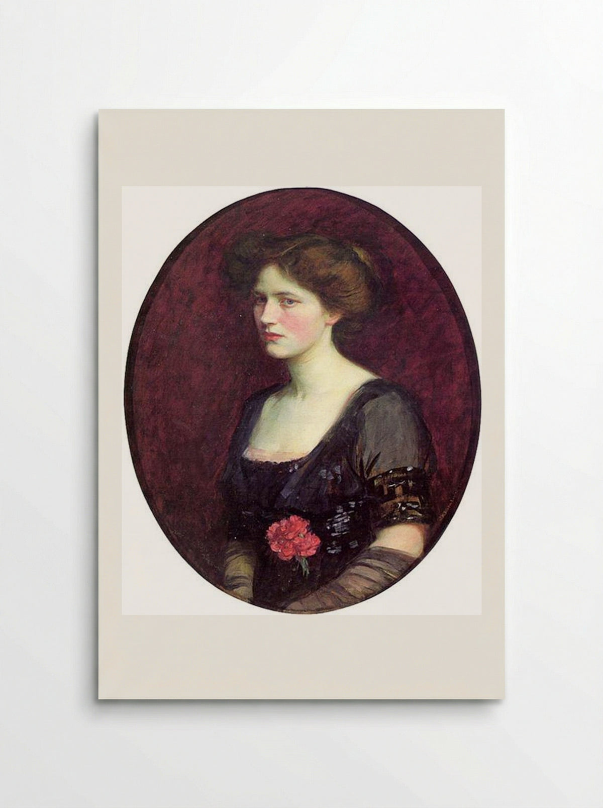 Portrait of Mrs. Charles Schreiber - John William Waterhouse - Poster
