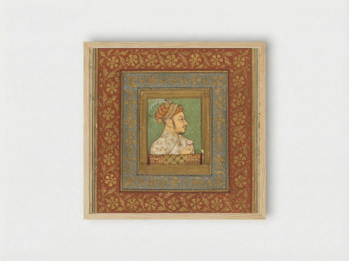 Portrait of Murad Bakhsh - Balchand - Framed Print Wood