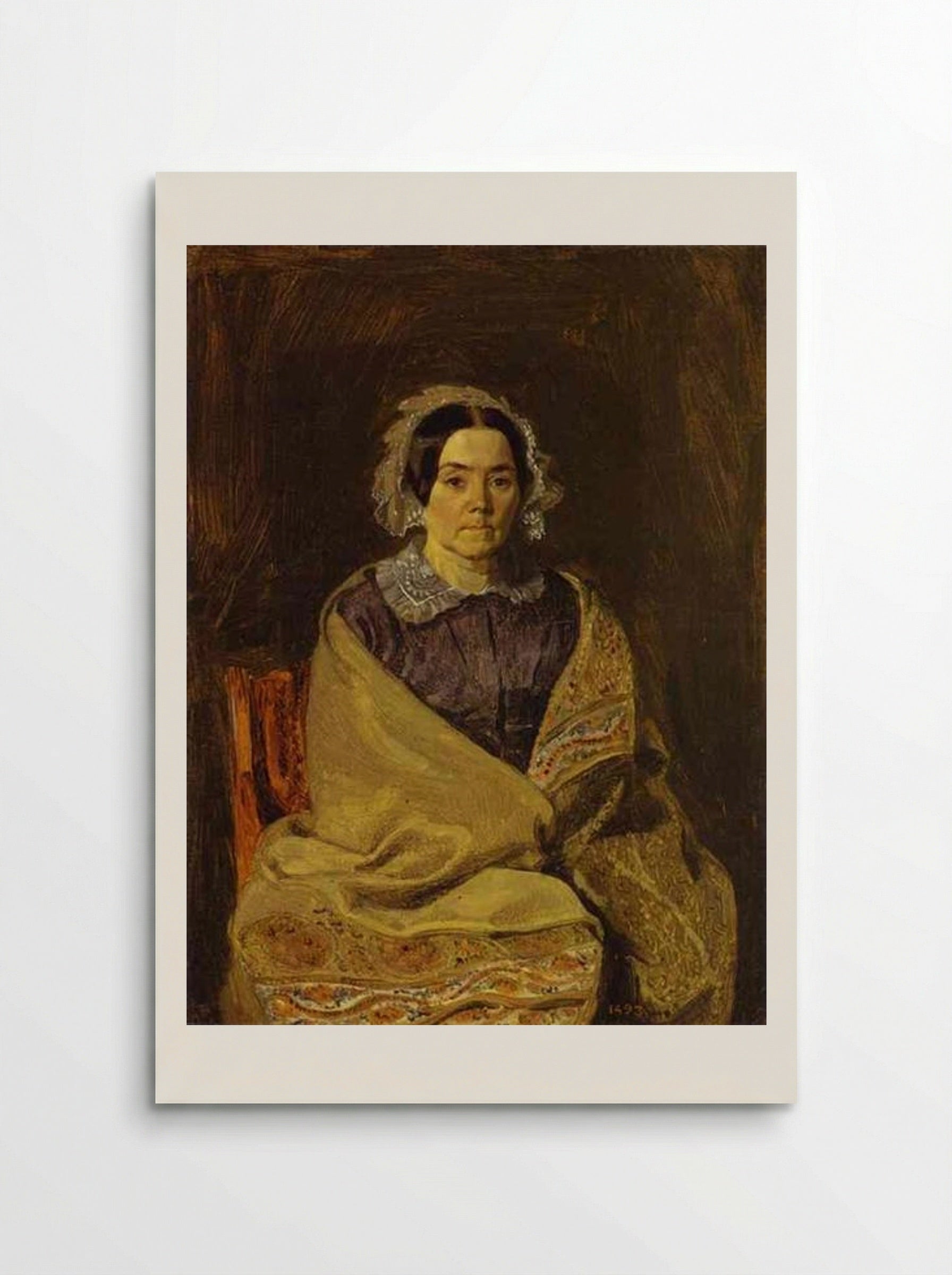 Portrait of N. P. Chernyshova - Pavel Fedotov - Poster