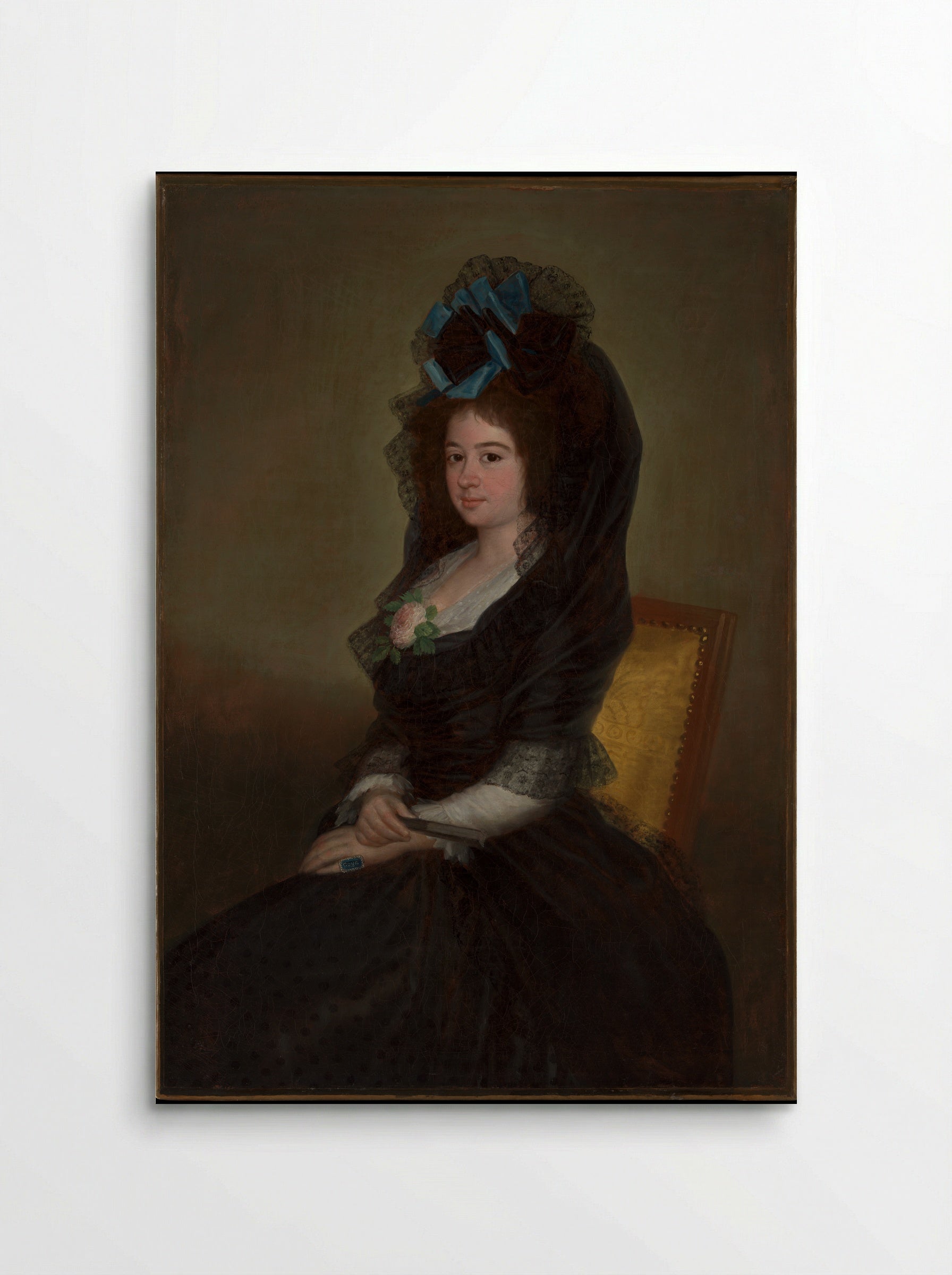 Portrait of Narcisa Barañano de Goicoechea - Francisco de Goya y Lucientes - Poster